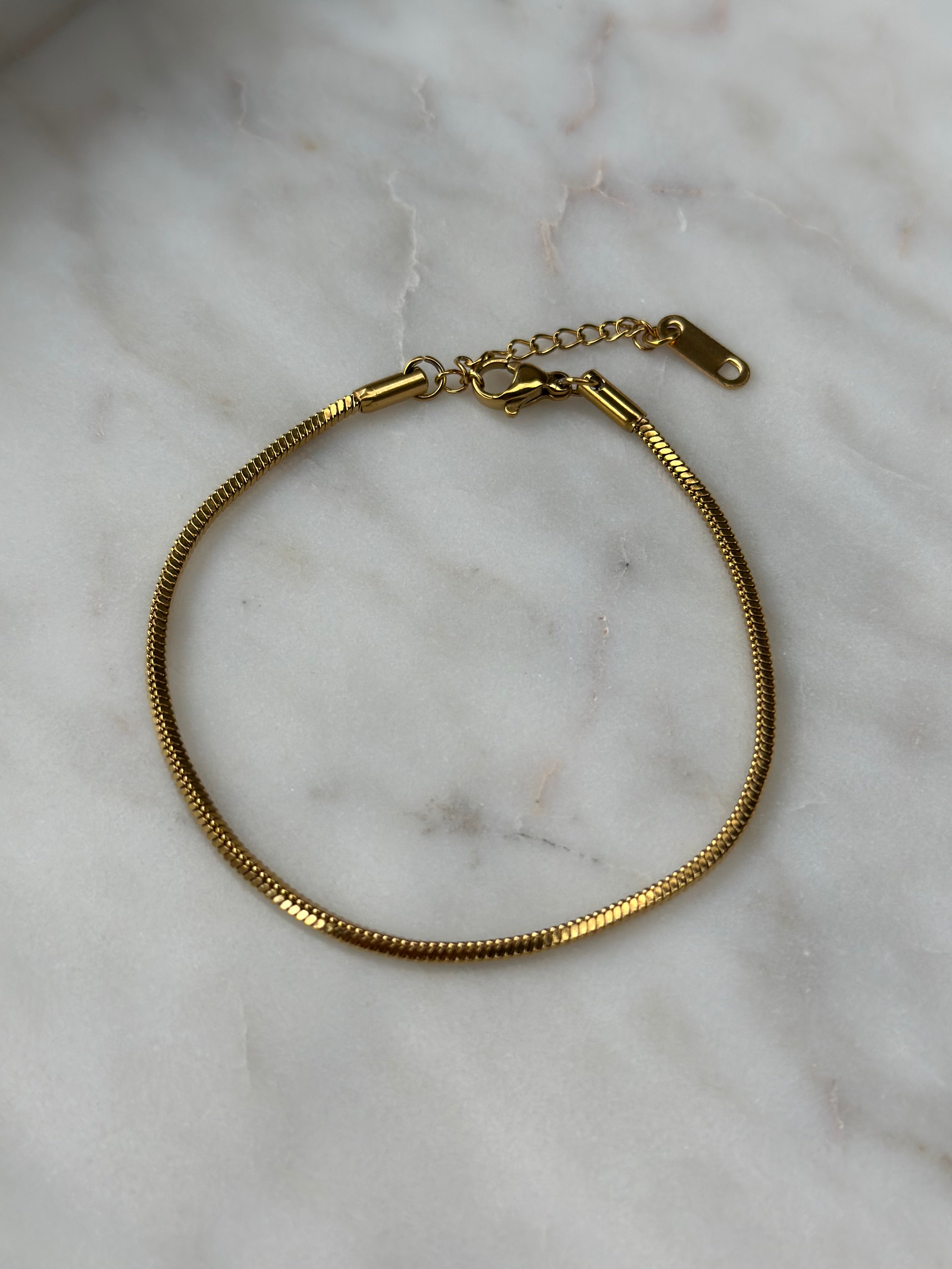 Snake Chain Bracelet - Gold