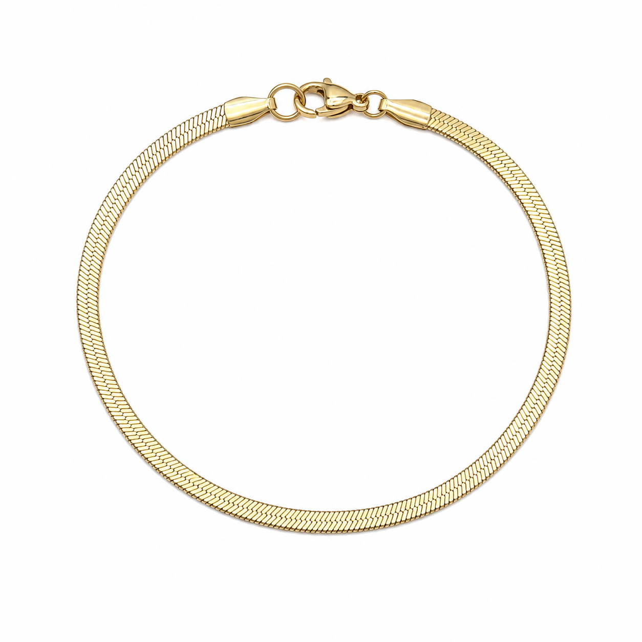 Herringbone Bracelet - Gold