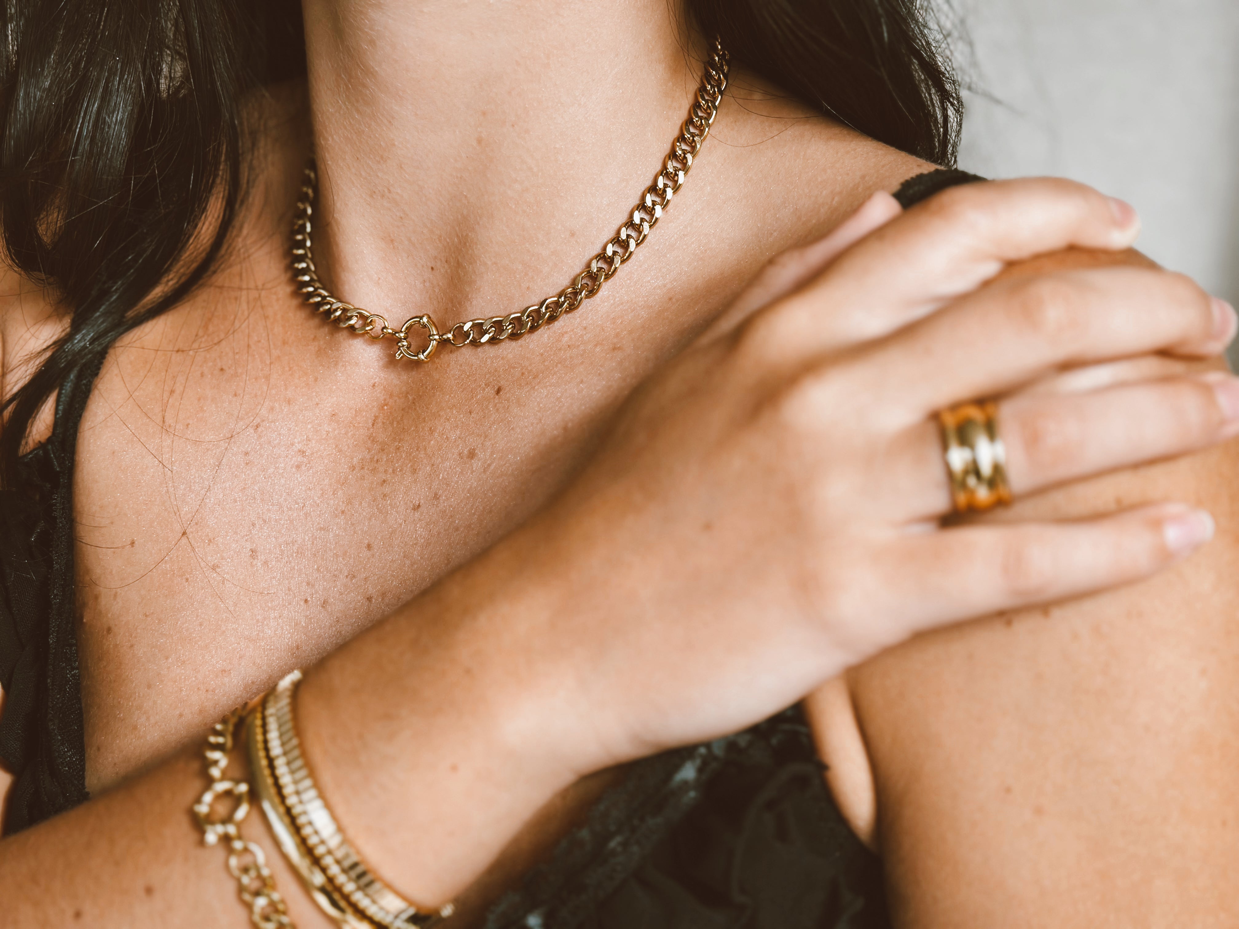 Celine Necklace - Gold