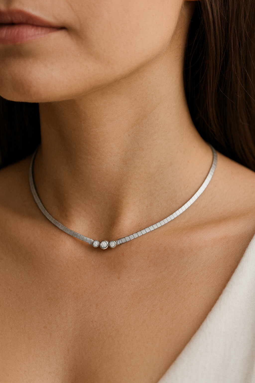 Cleo Necklace - Silver