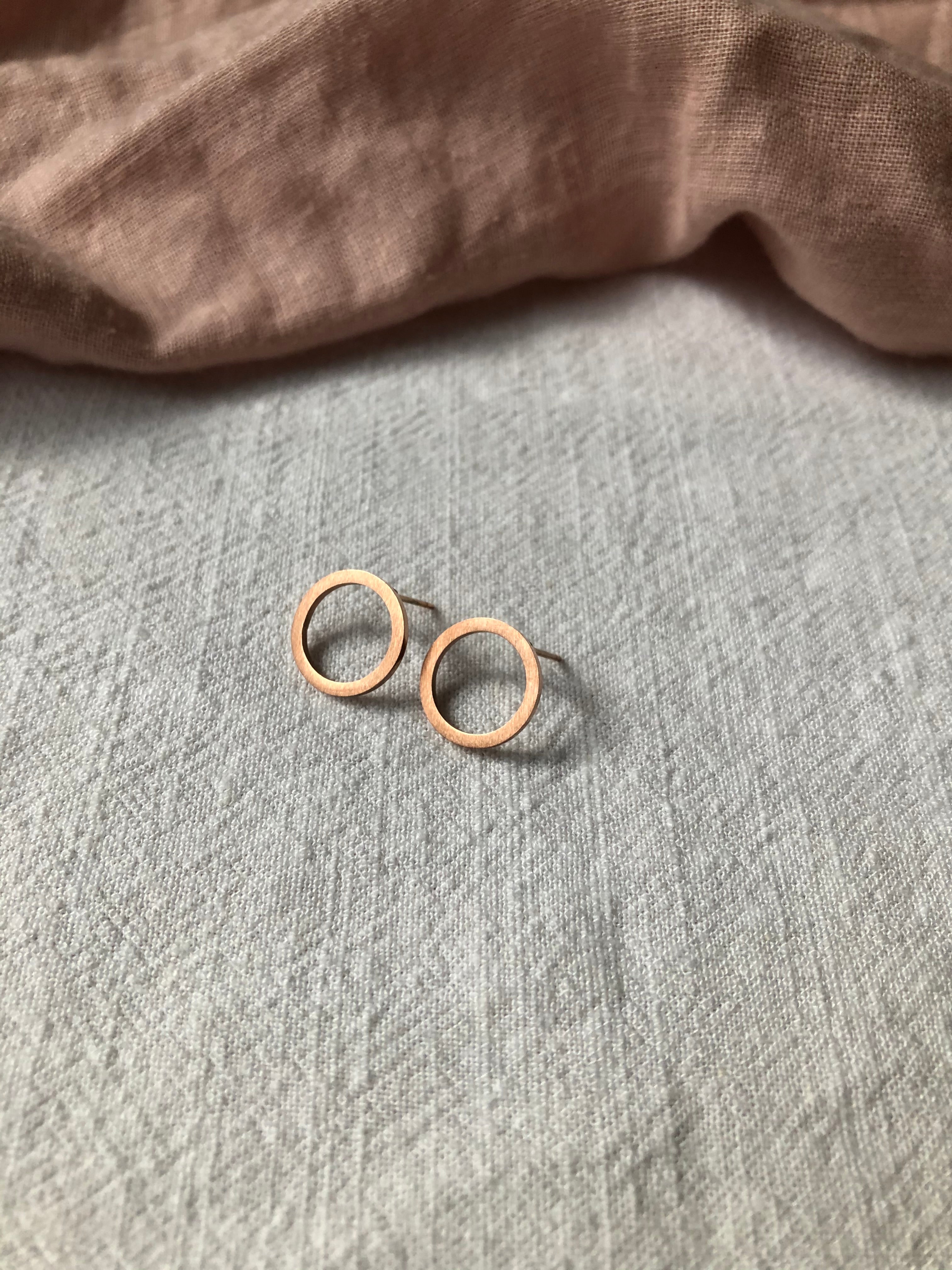 Matte Circle Studs