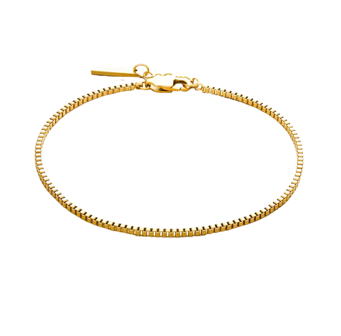 Box Chain Bracelet - Gold