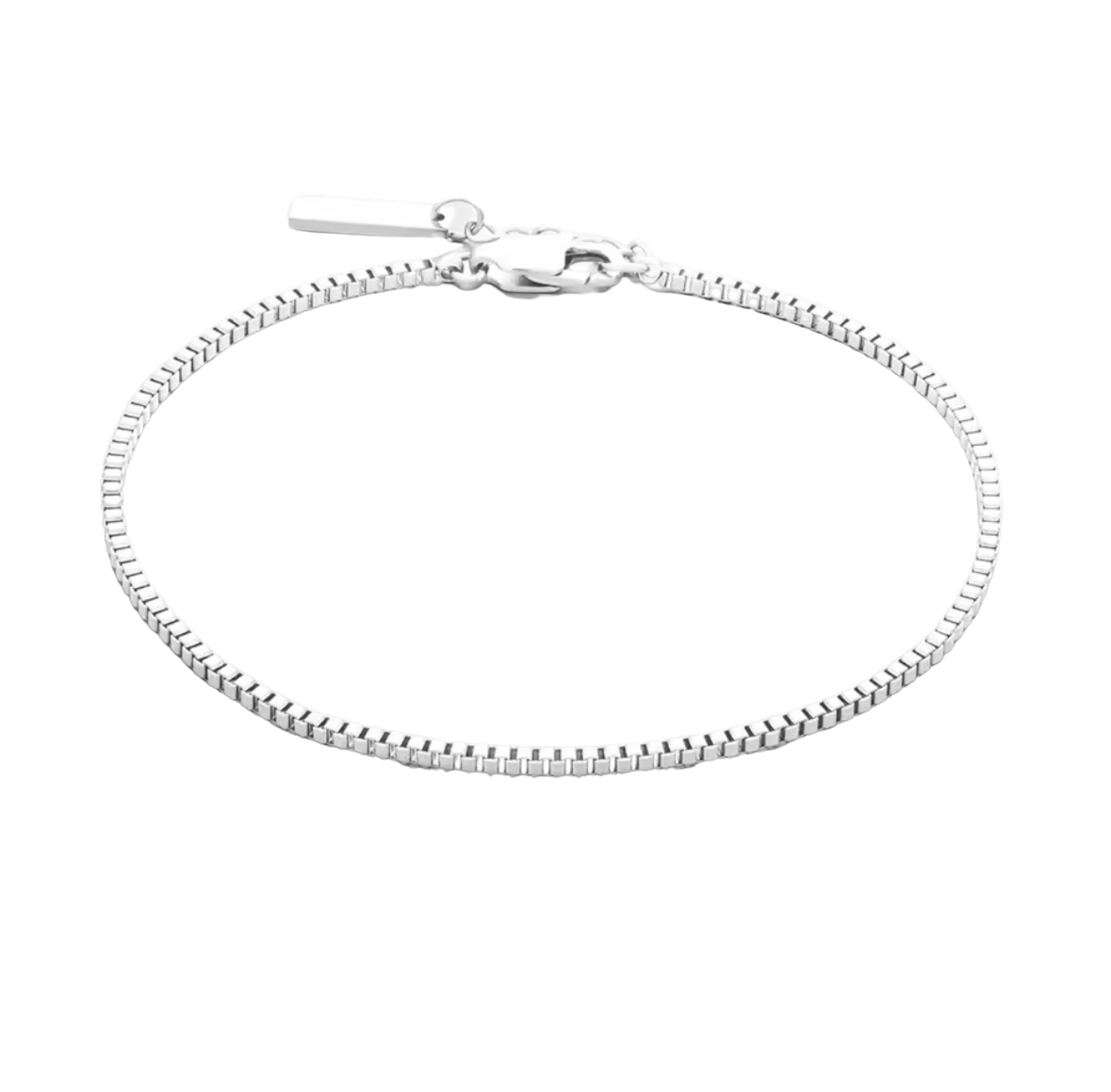 Box Chain Bracelet - Silver