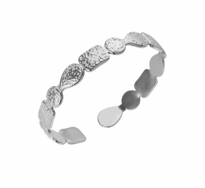 Mica Cuff - Silver