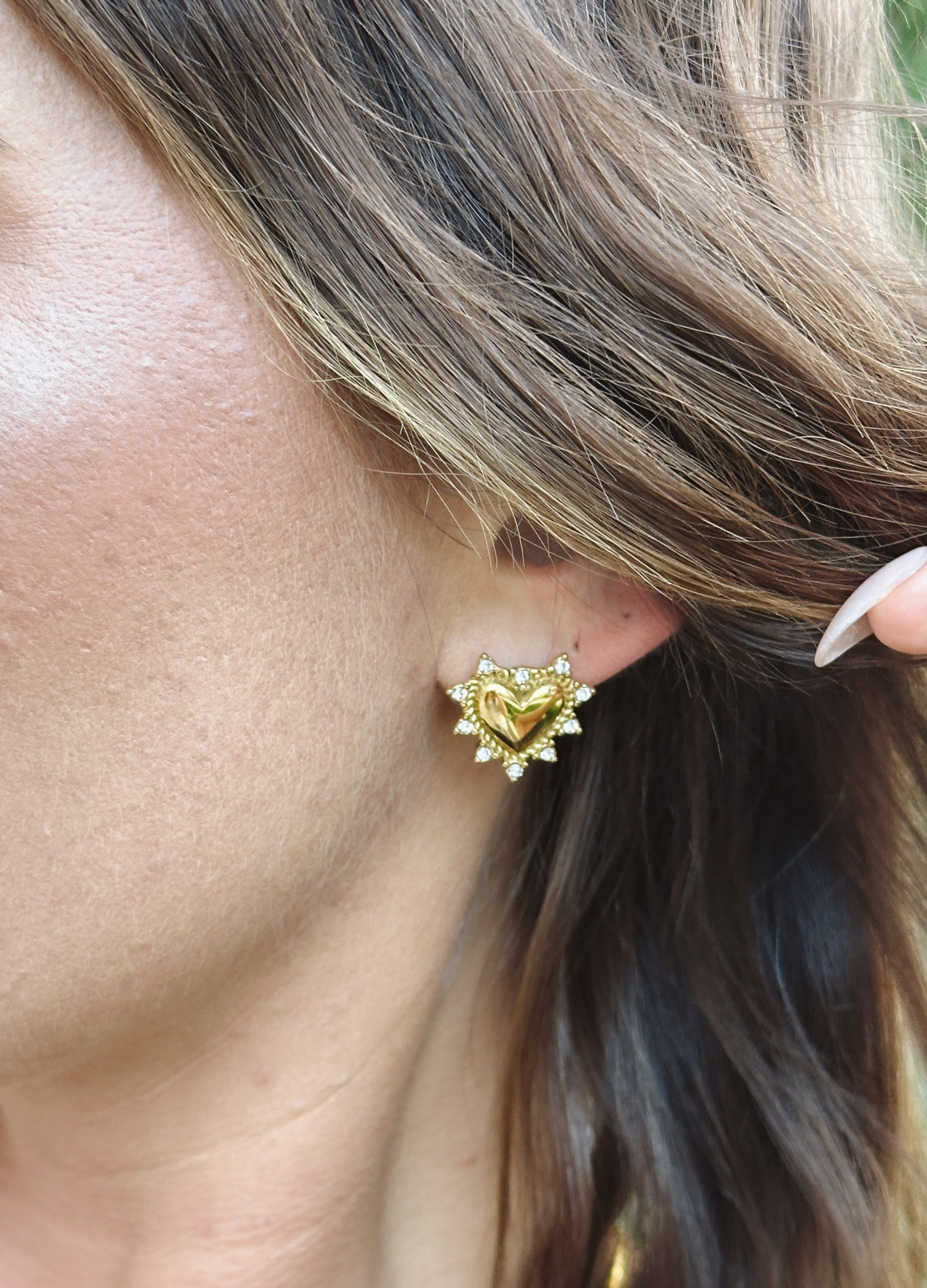 Florence Heart Earrings