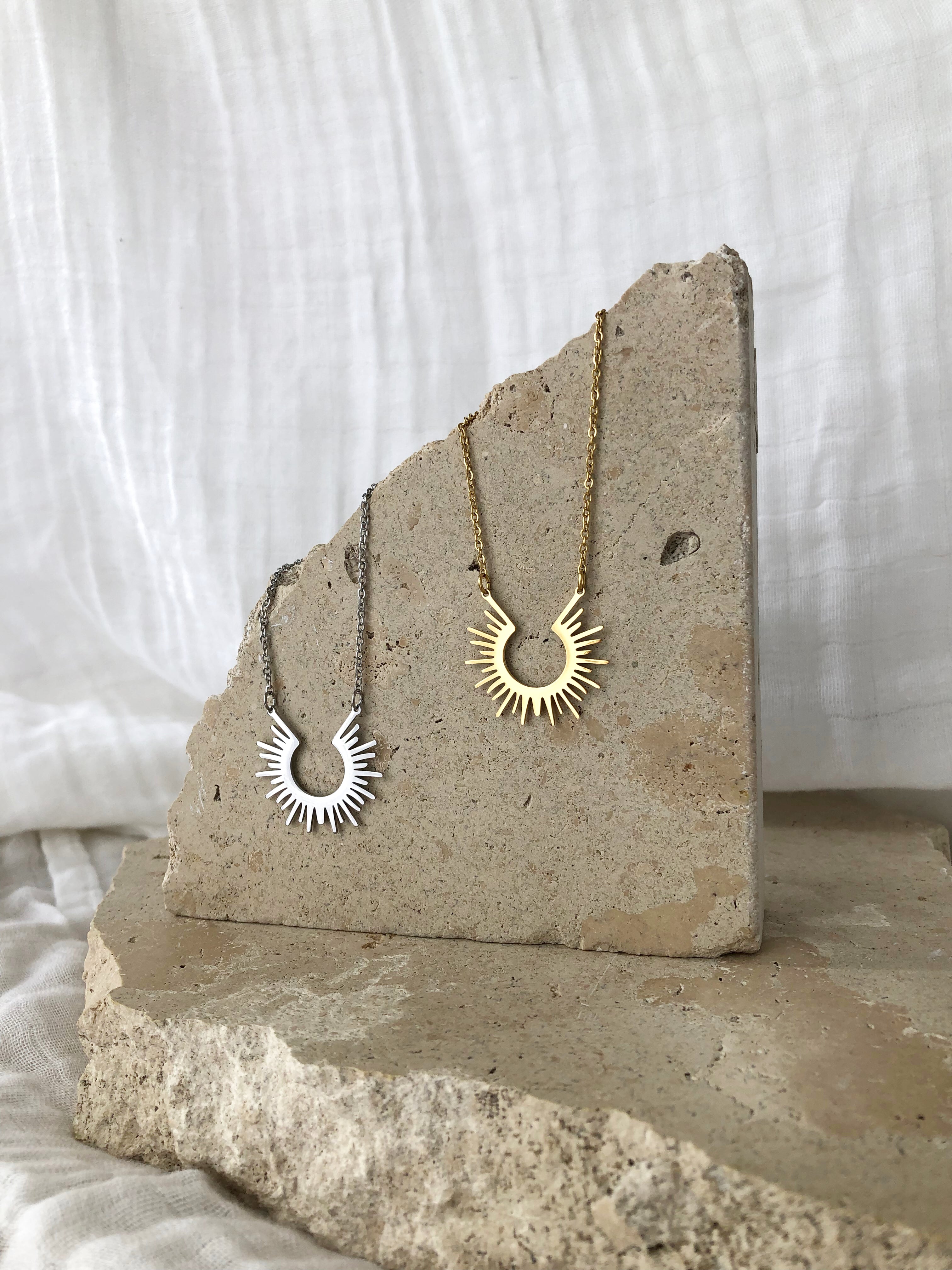 Starburst Necklace - Silver