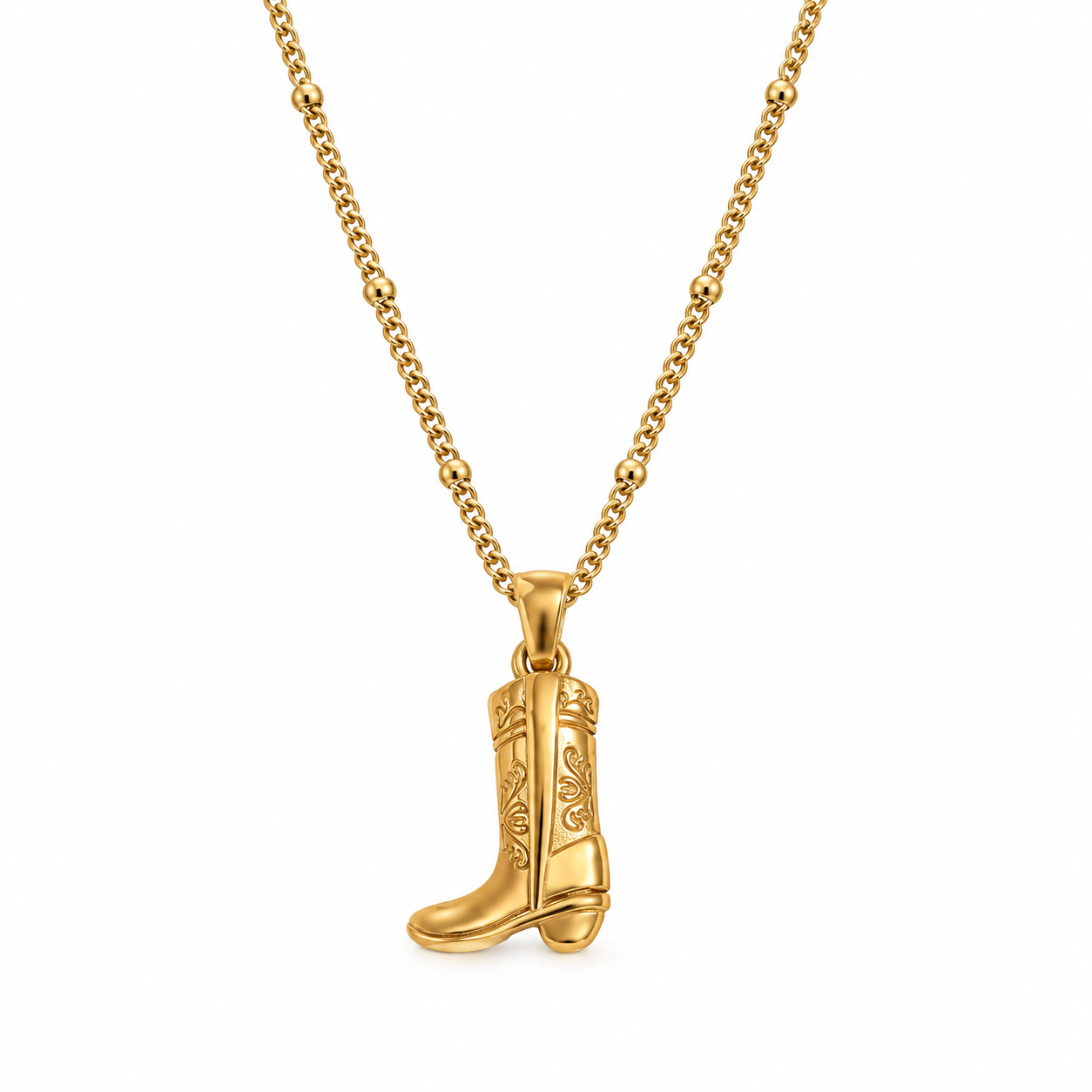 Cowboy Boot Necklace