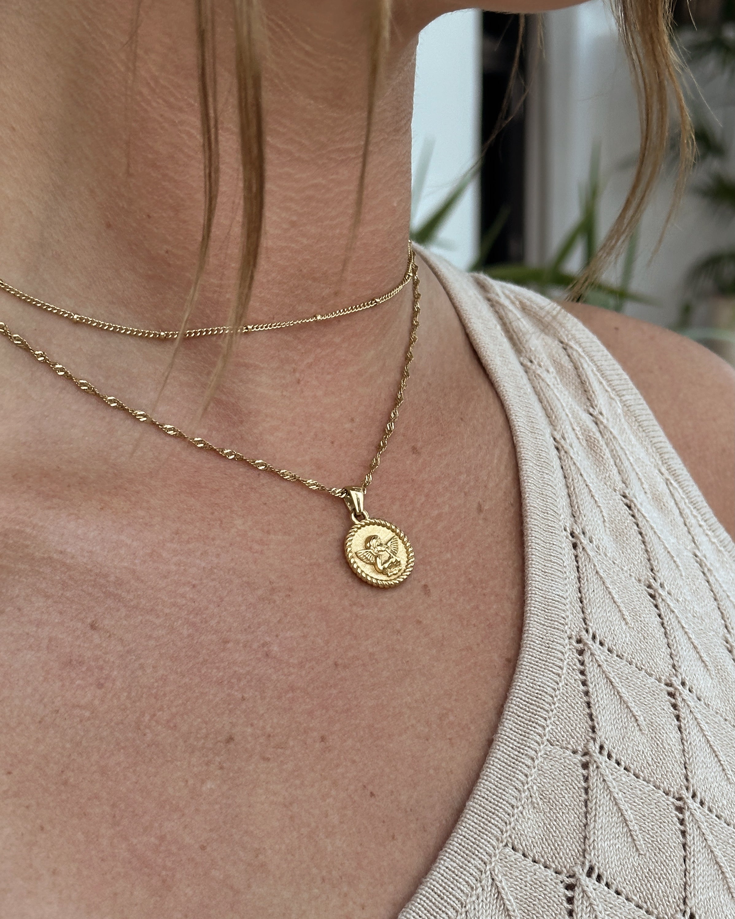 Cupid Pendant Necklace