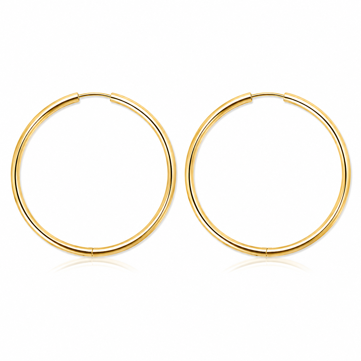 Hayley Hoops - 50mm Gold