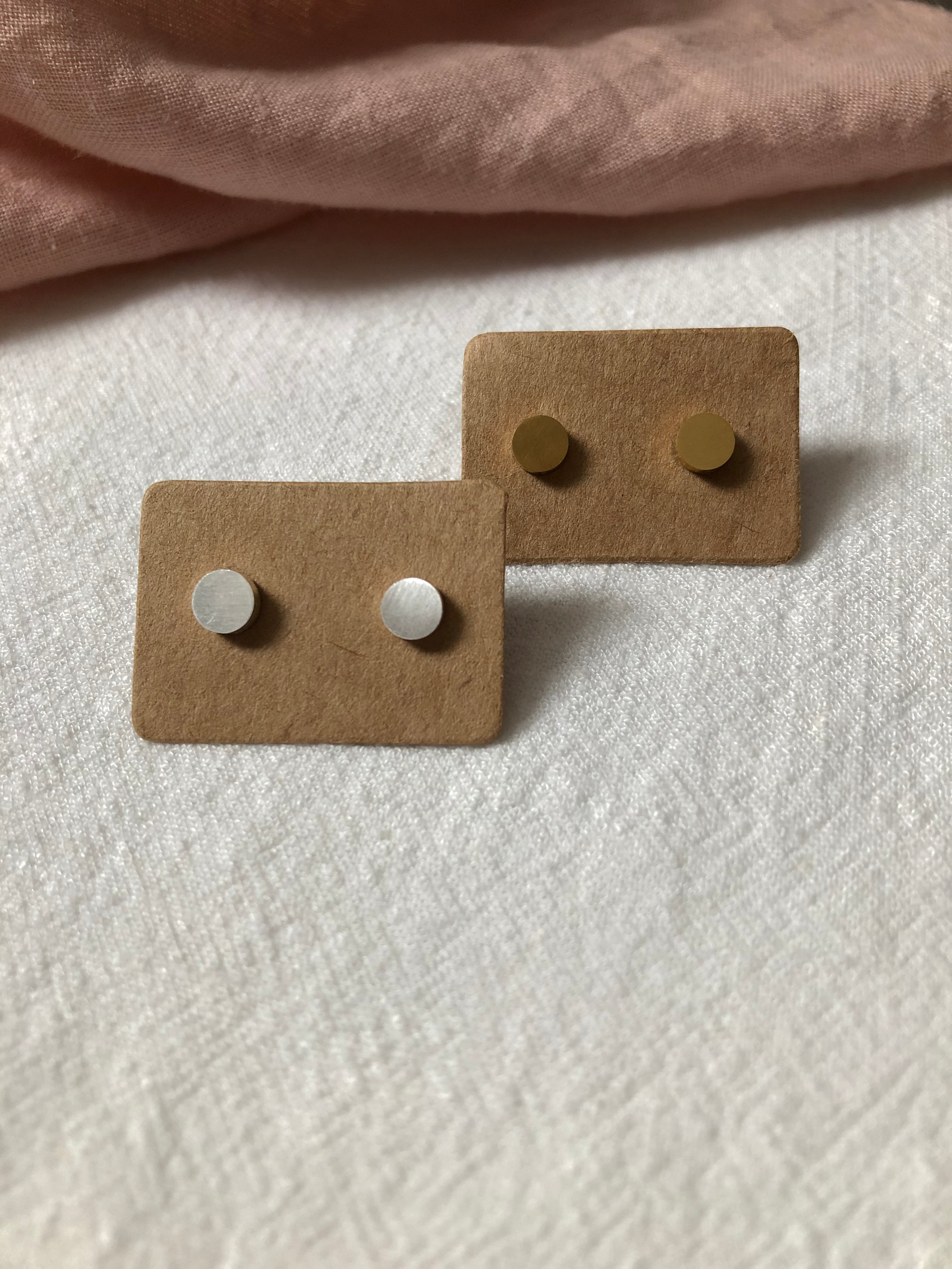 Matte Disc Studs - Small