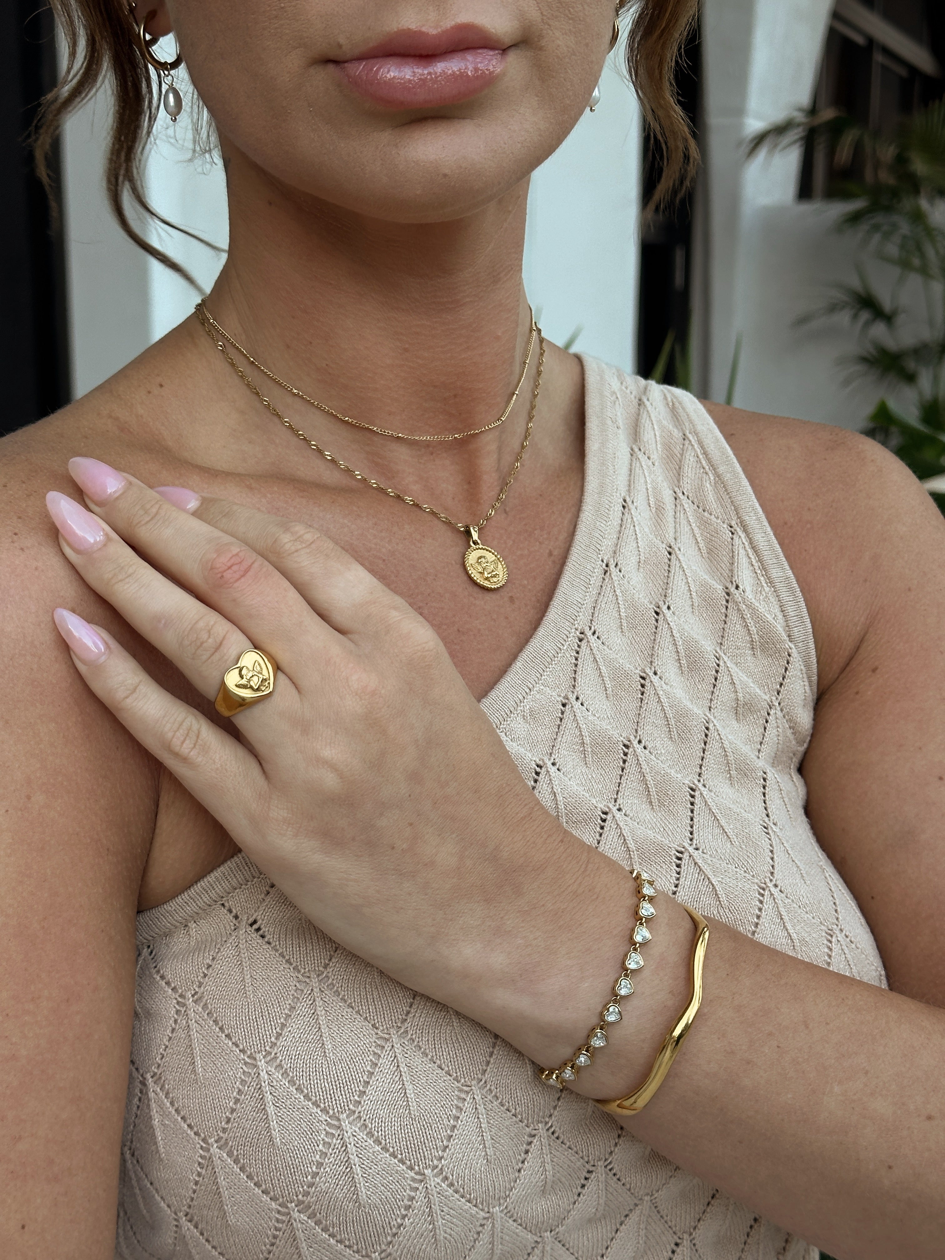 Cupid Pendant Necklace