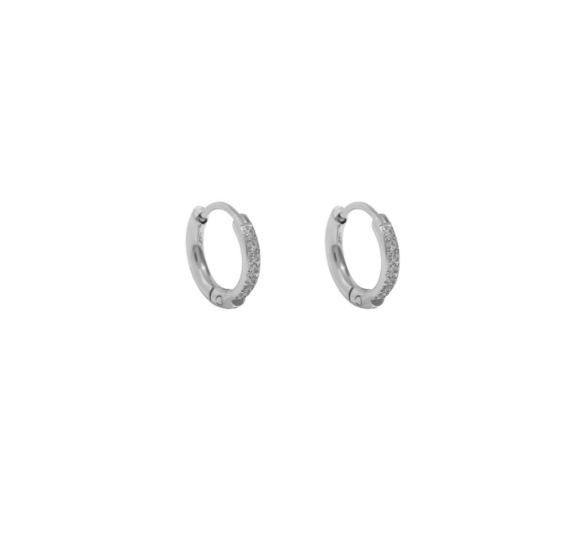 Estee Hoops - Silver (12mm)
