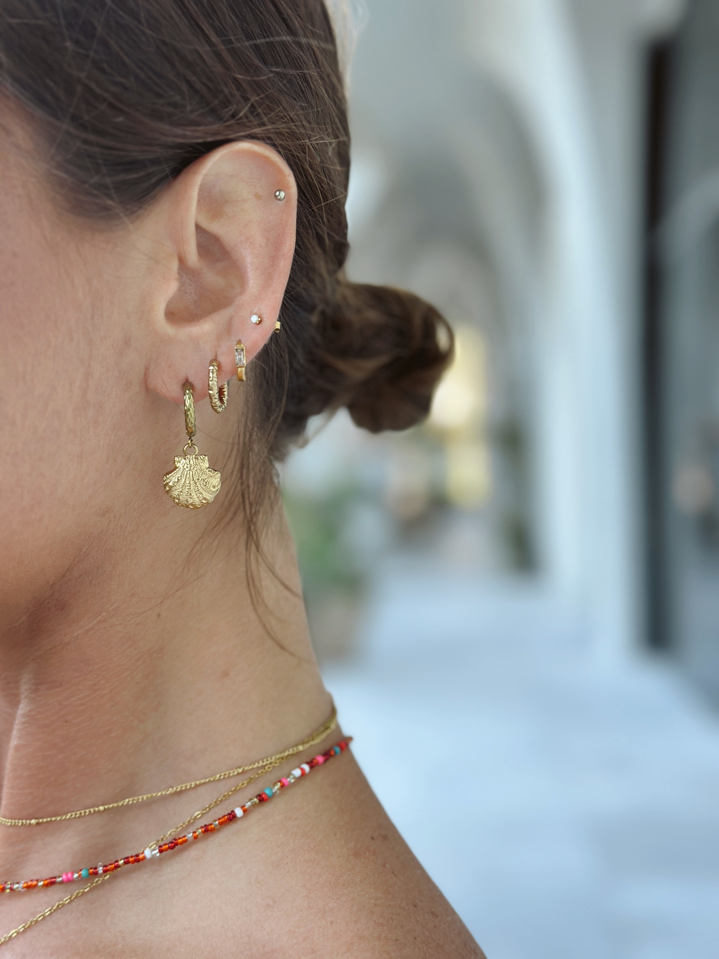 Maren Shell Drop Earrings