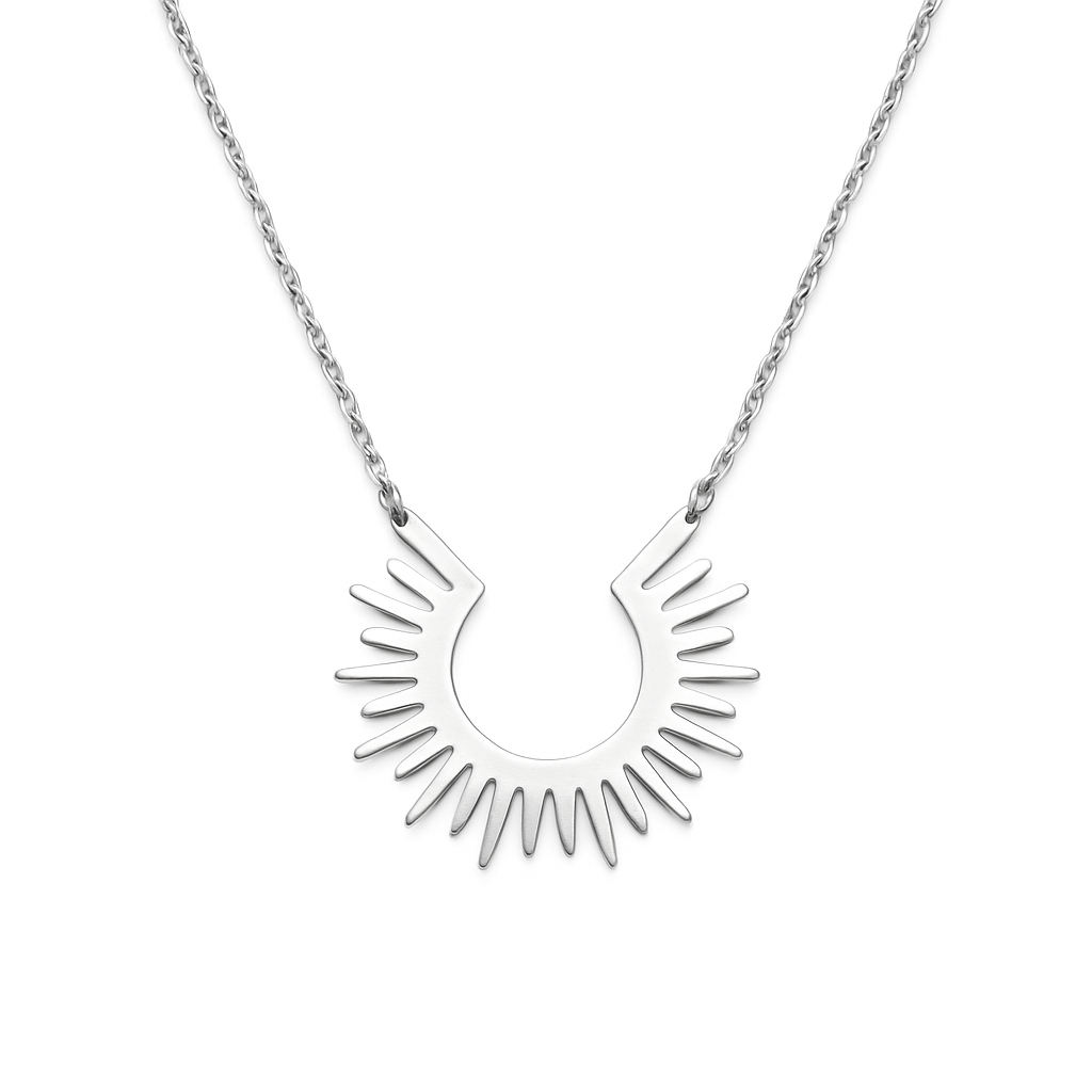 Starburst Necklace - Silver