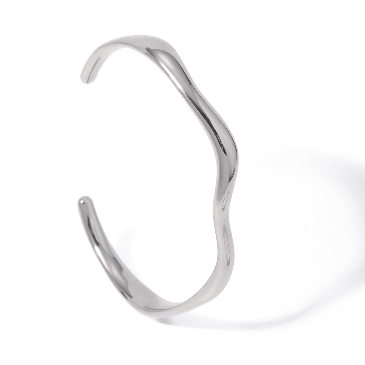 Molten Cuff - Silver