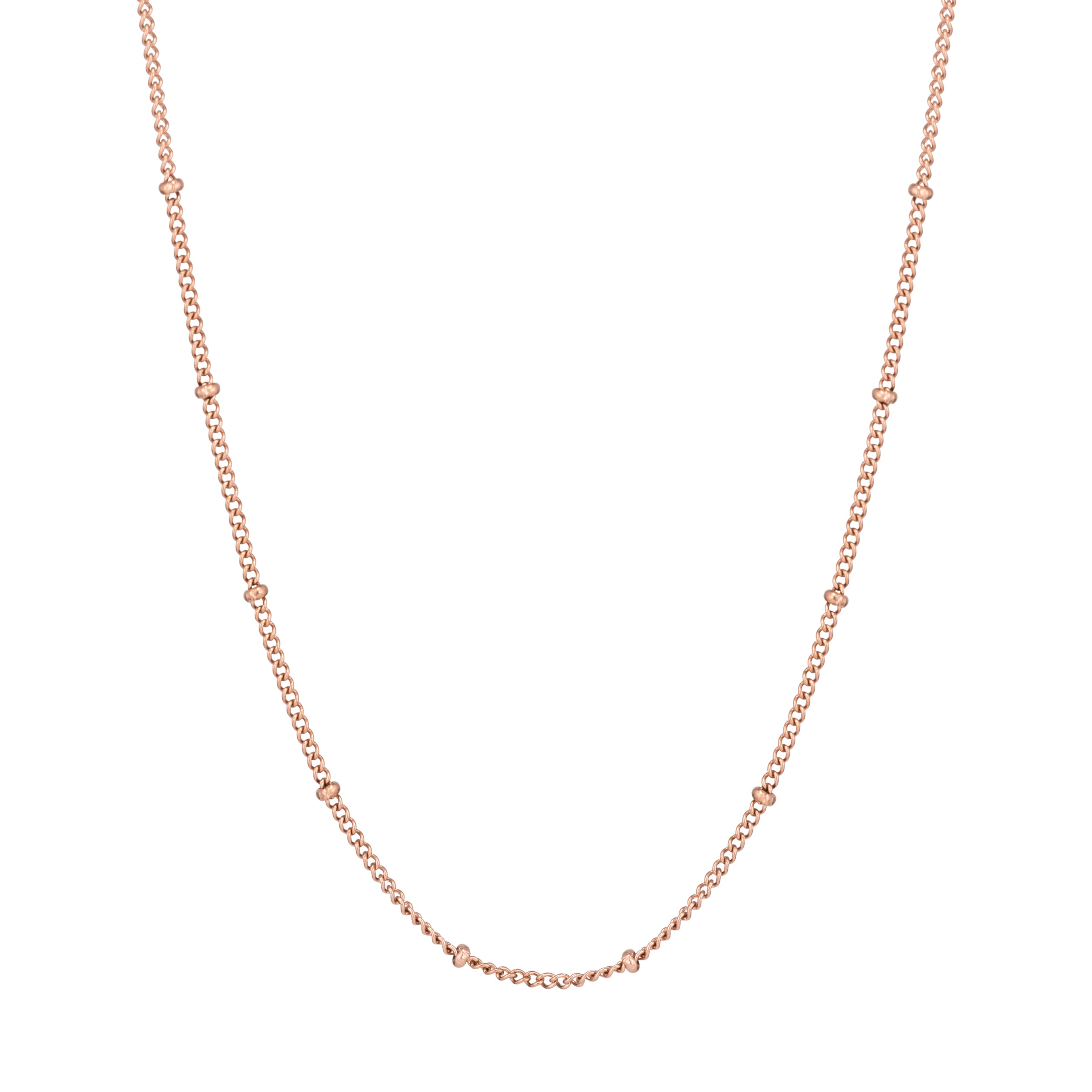Dainty Ball Chain - Rose Gold