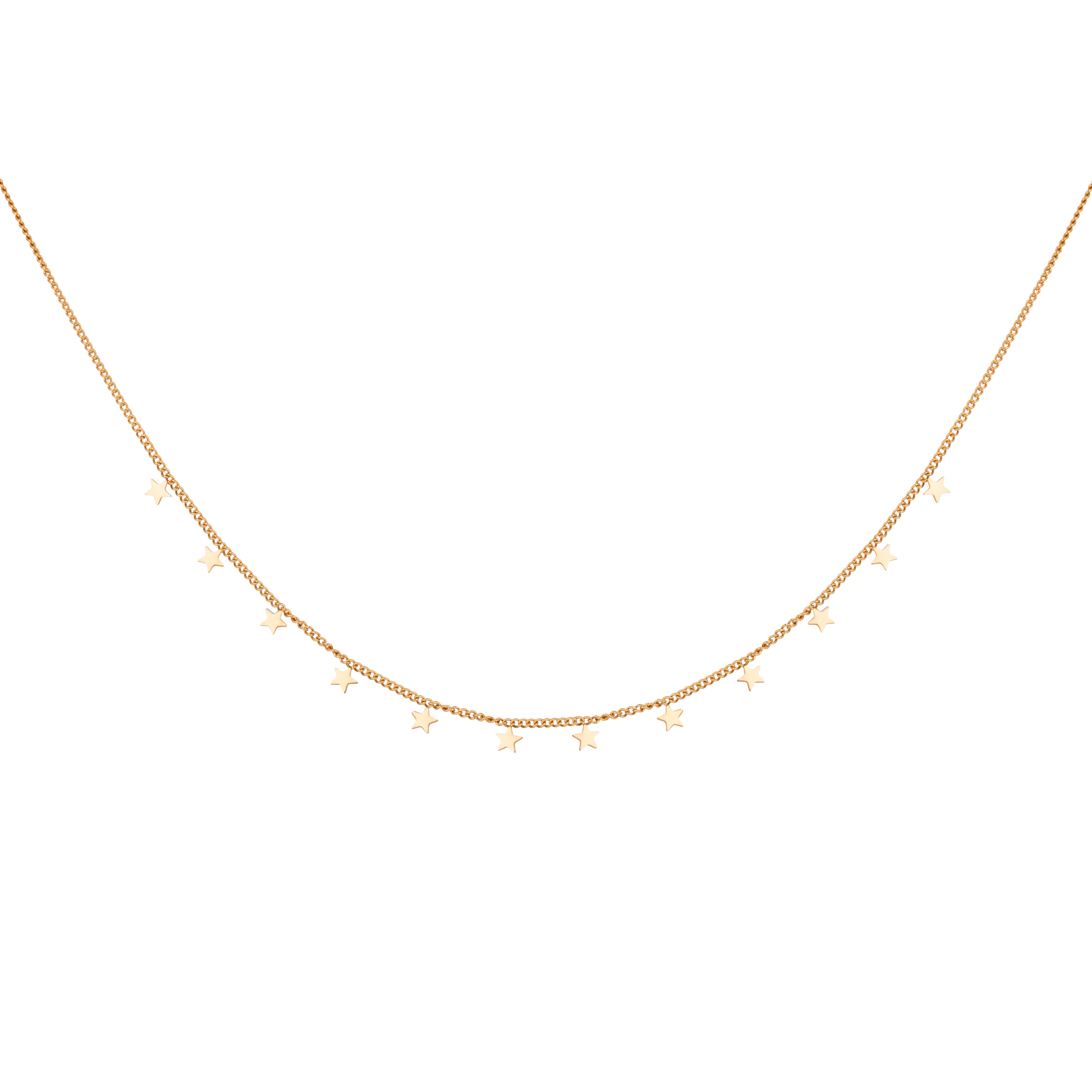 Star Garland Necklace - Gold