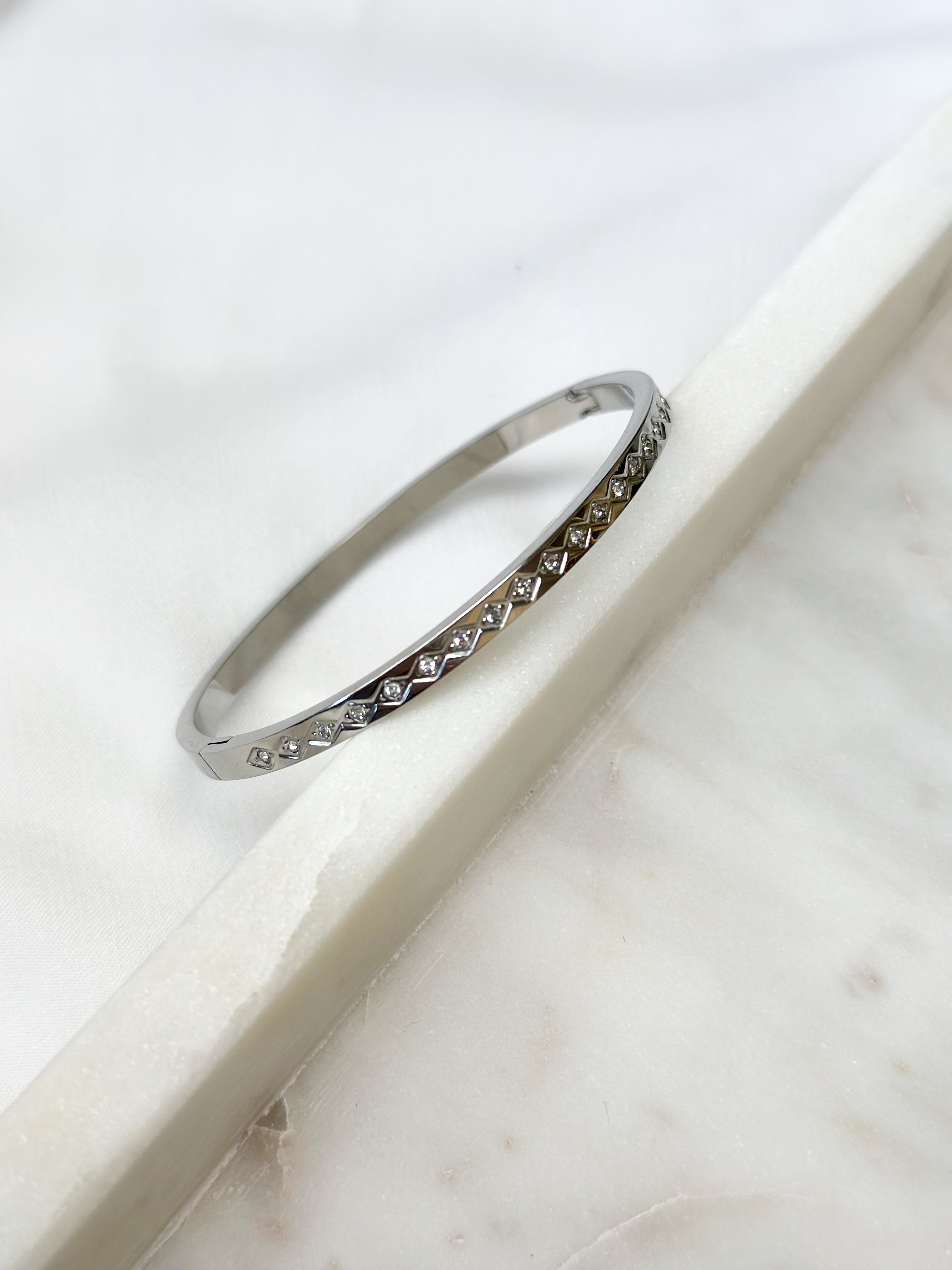 Miah Bangle - Silver