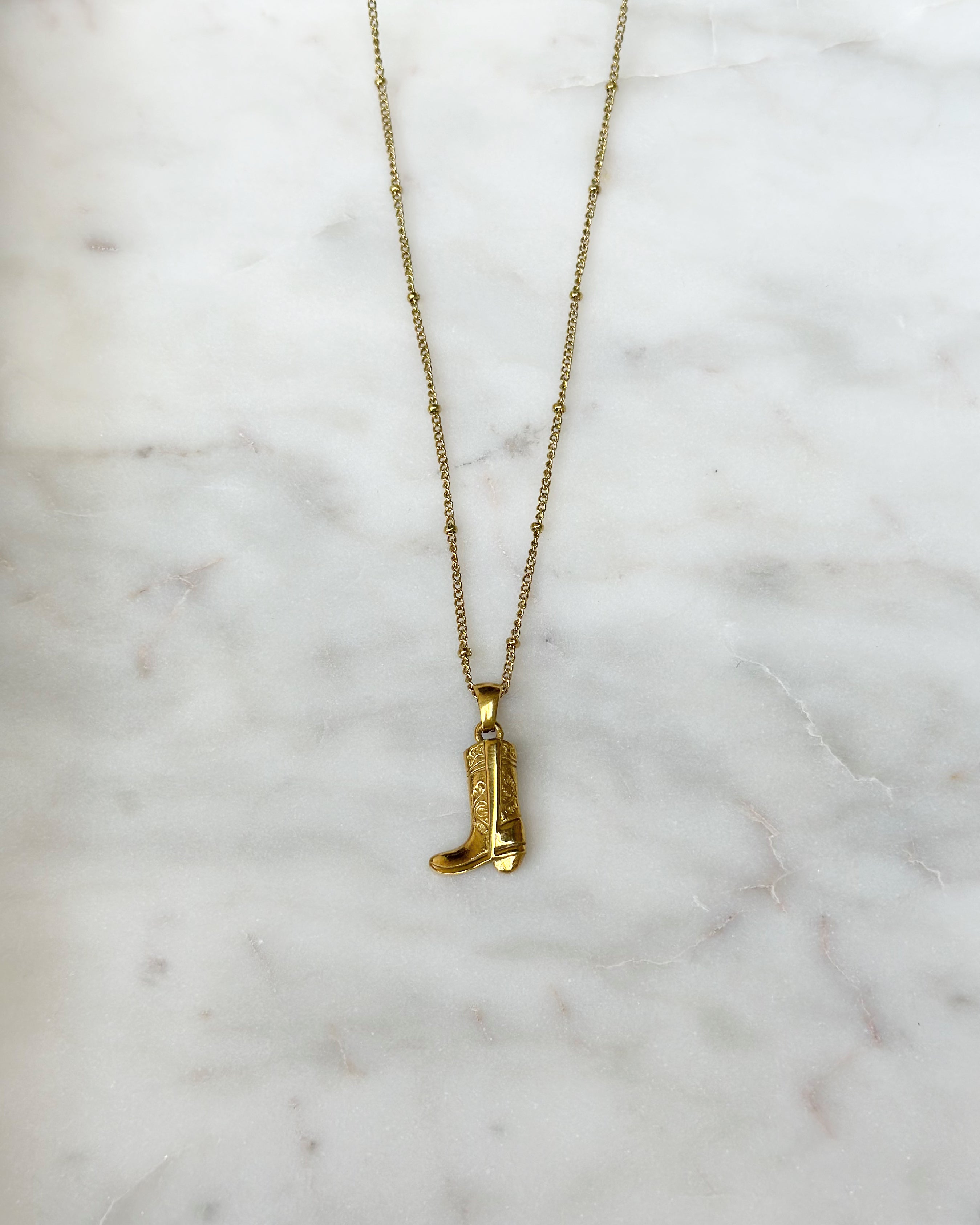 Cowboy Boot Necklace