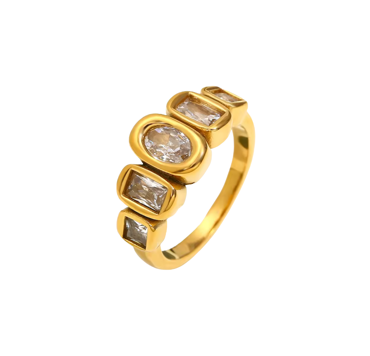Amber Ring - Gold