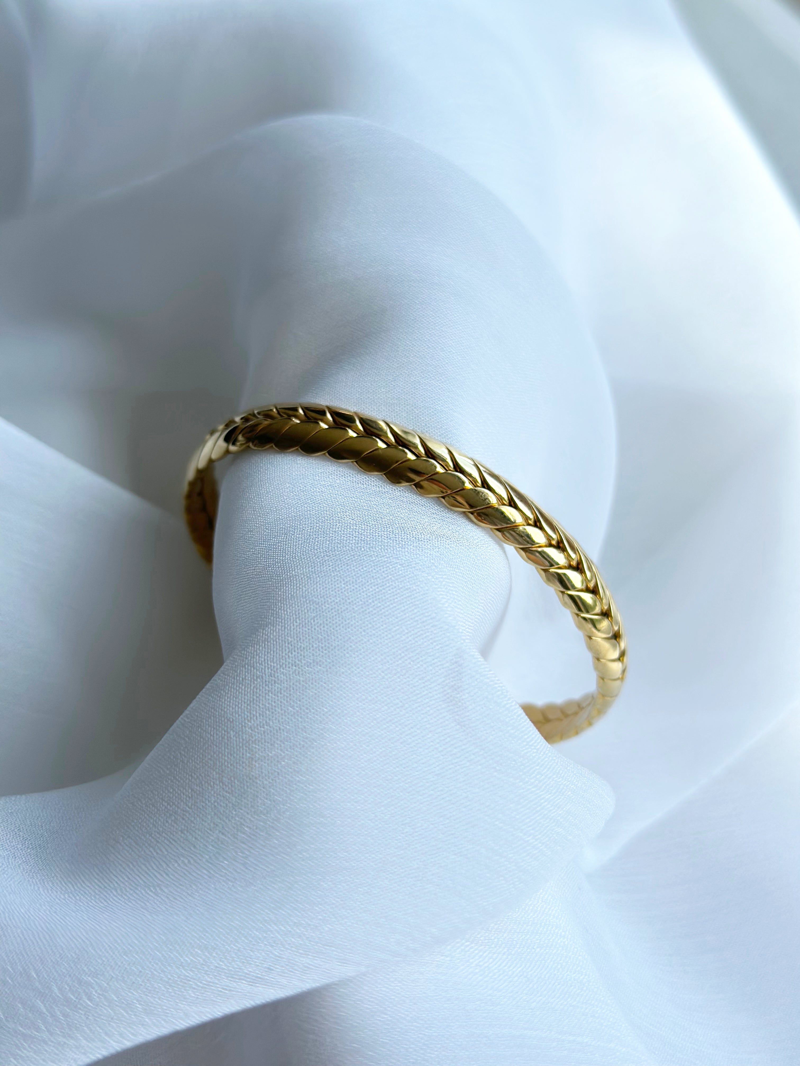 Plaited Cuff - Gold