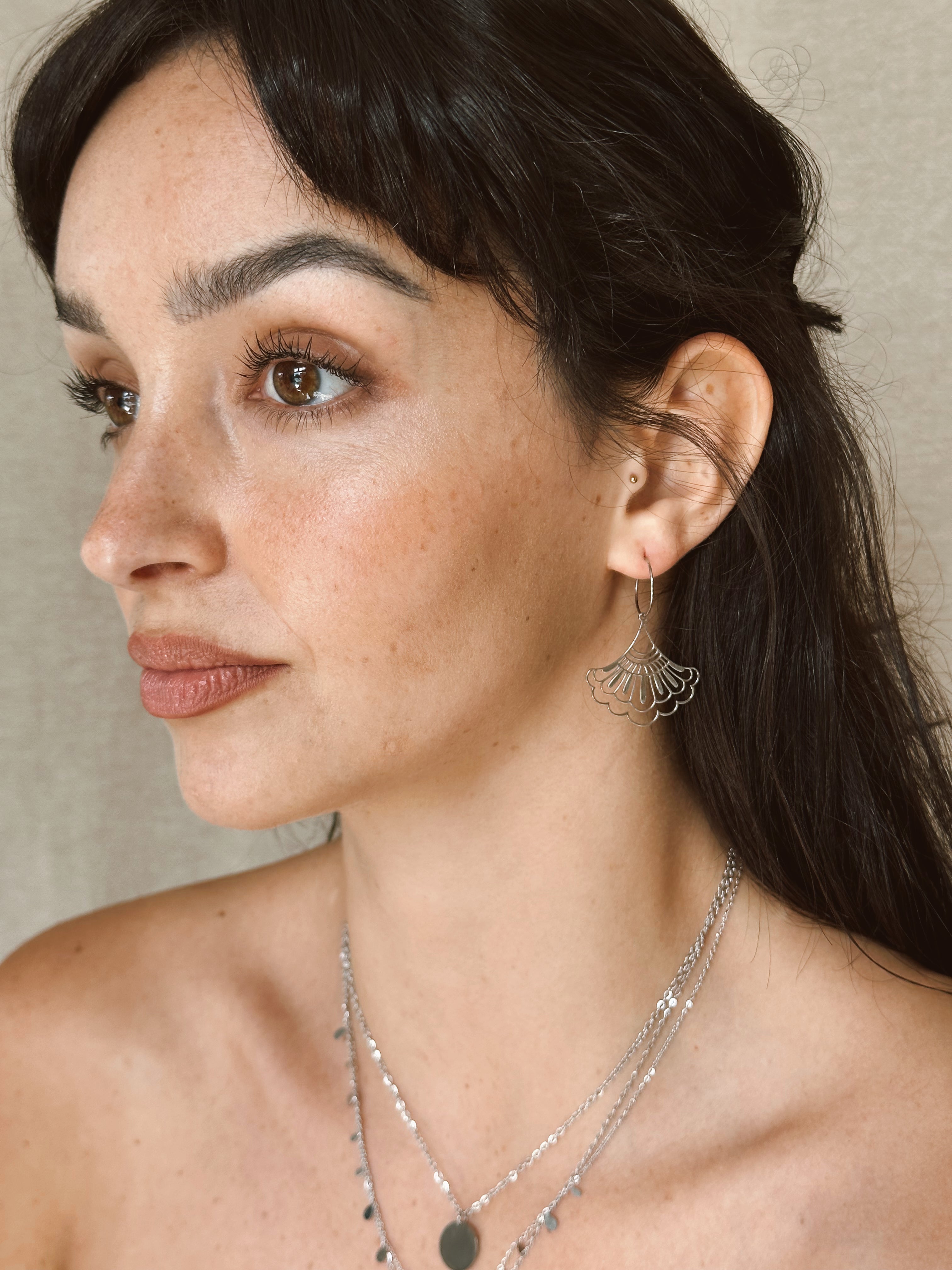 Evelyn Earrings - Silver