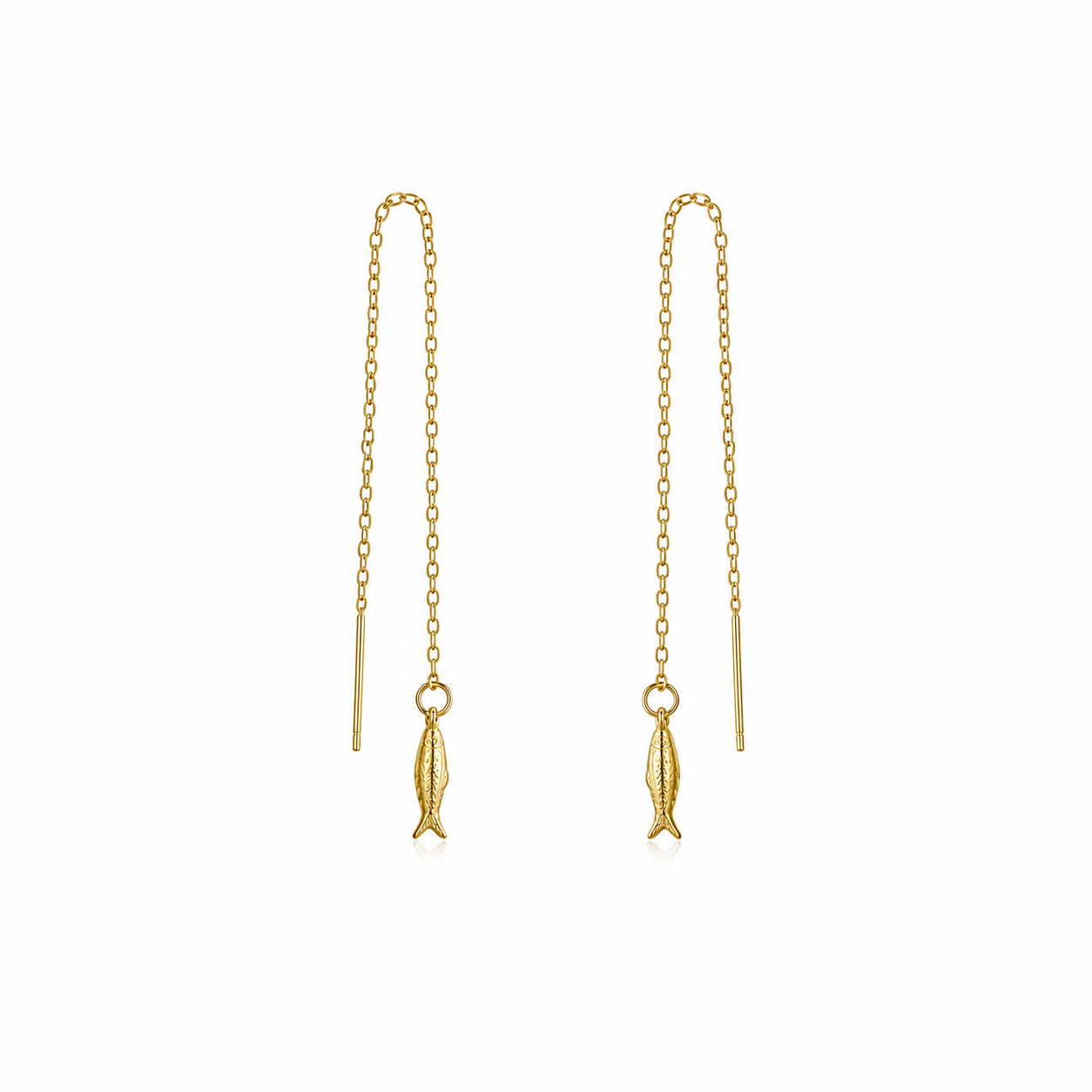 Gone Fishing Threads - Gold