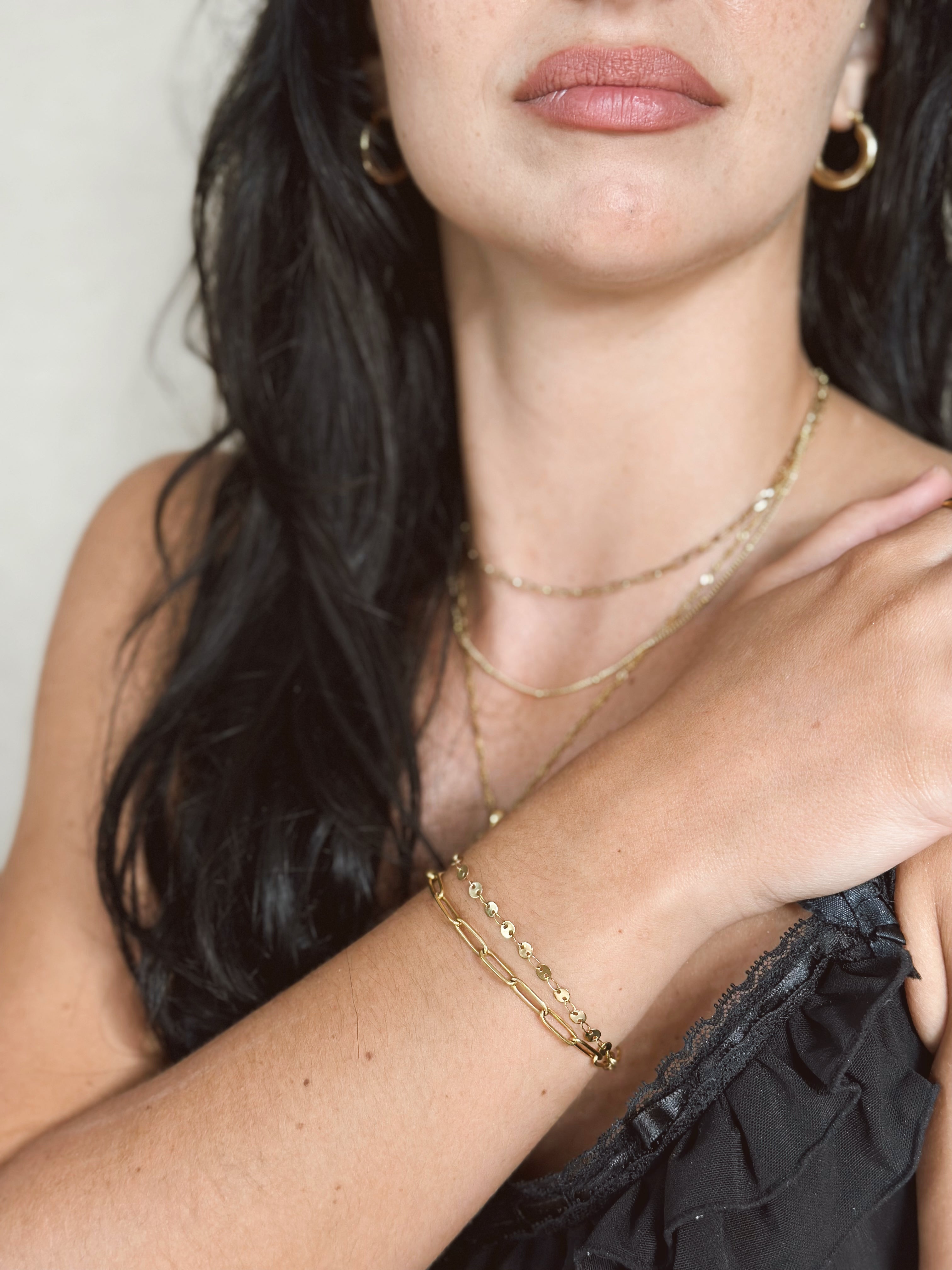 Paperclip Bracelet - Gold