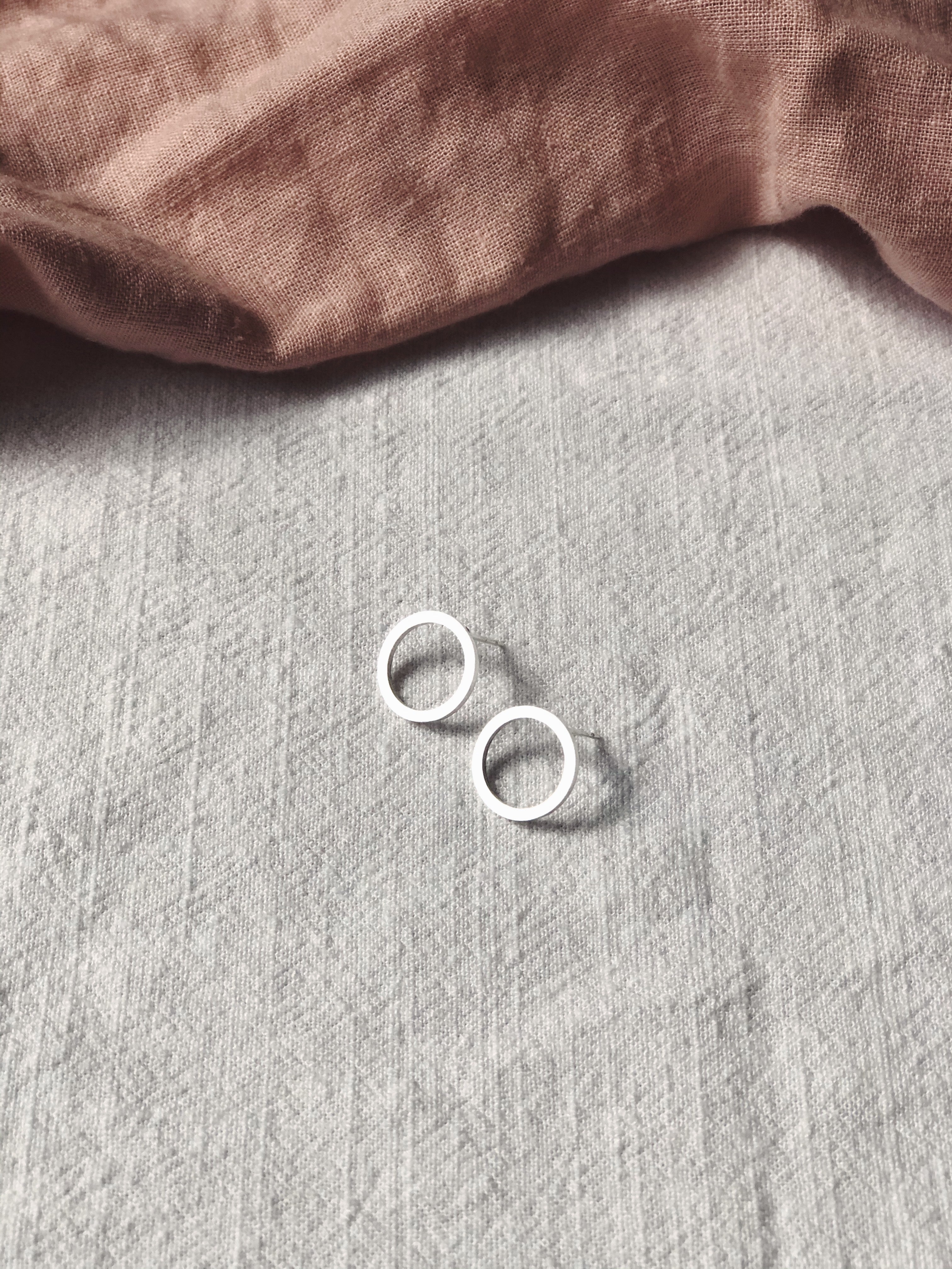 Matte Circle Studs