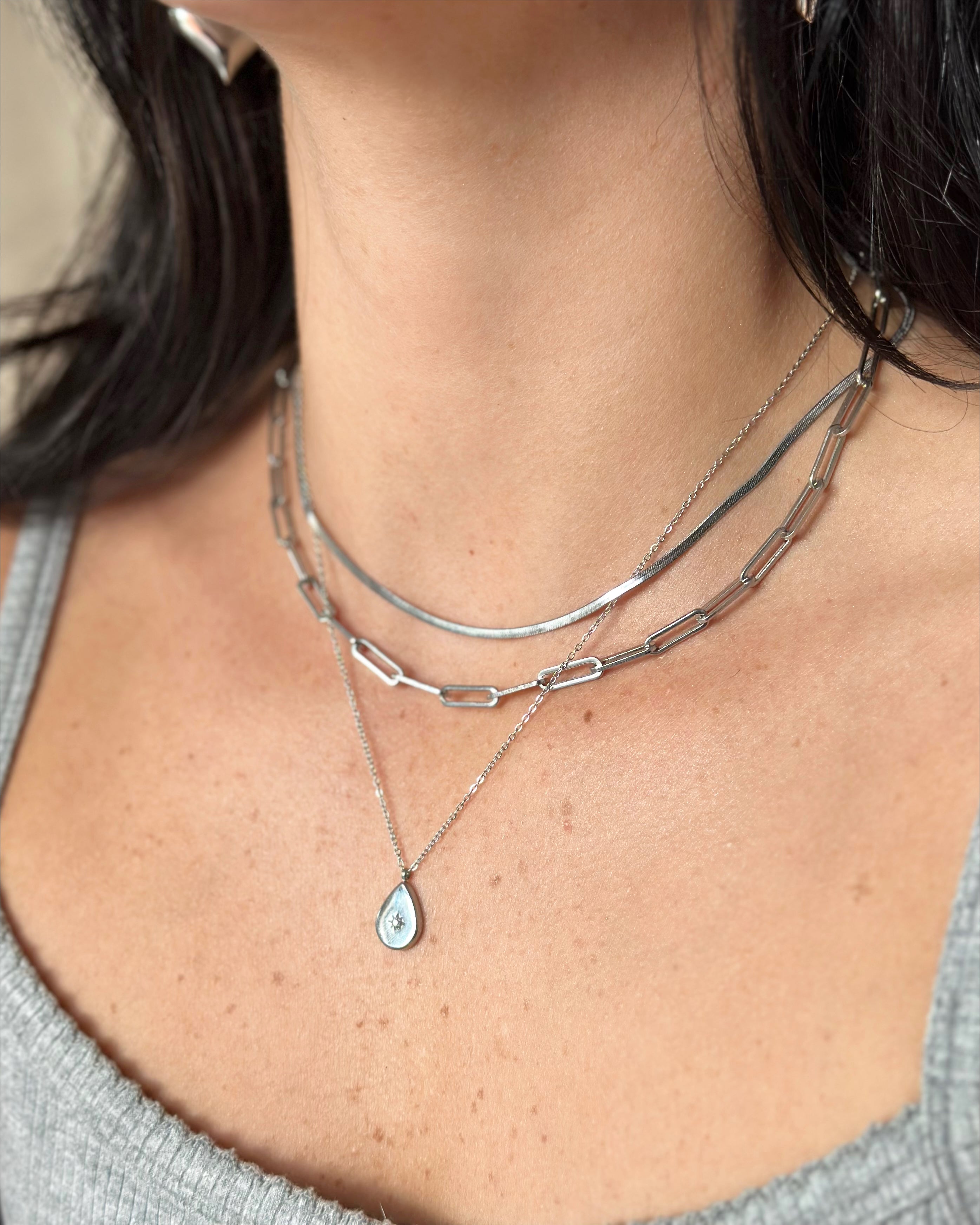 Nora Necklace - Silver