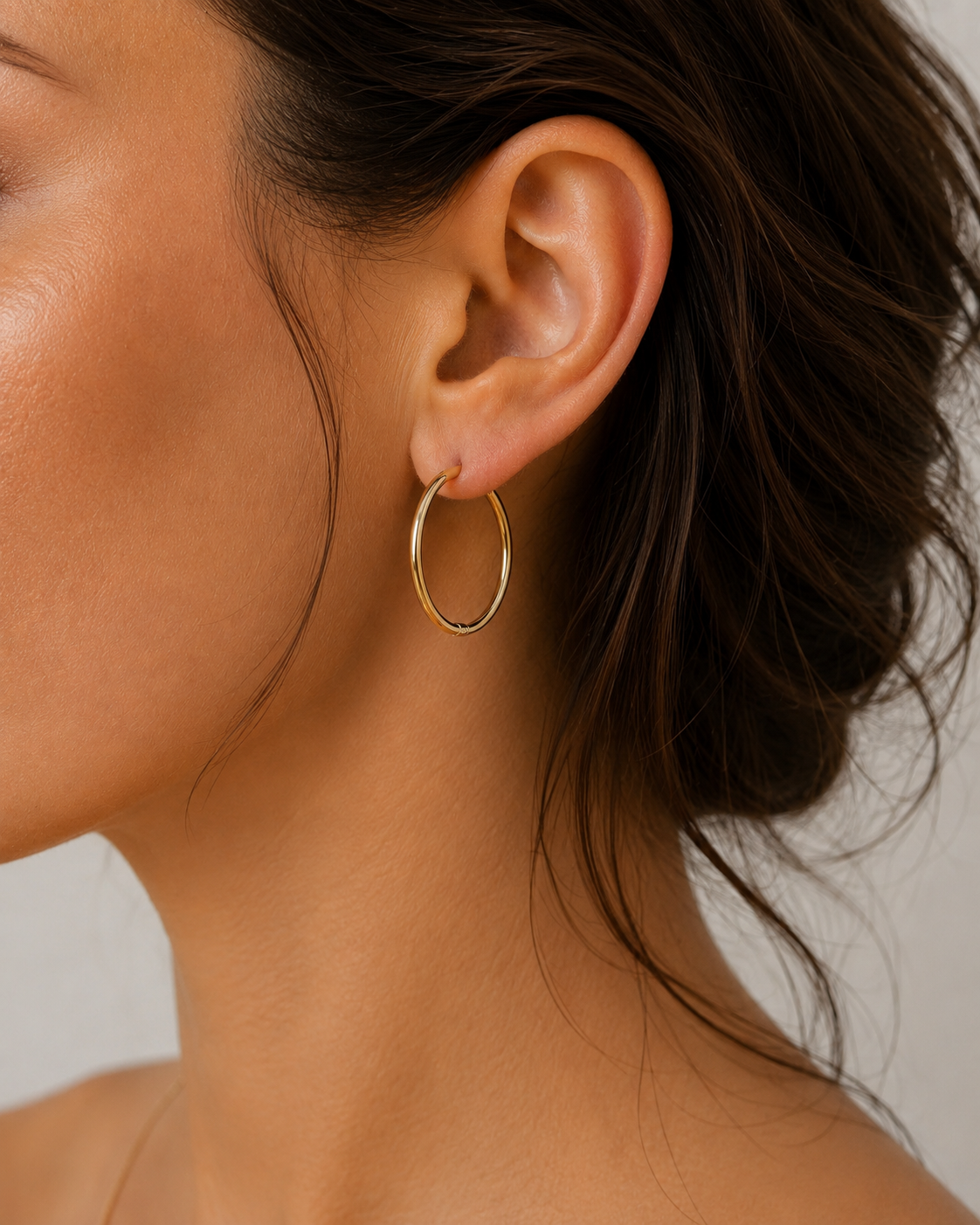 Hayley Hoops - 30cm Gold