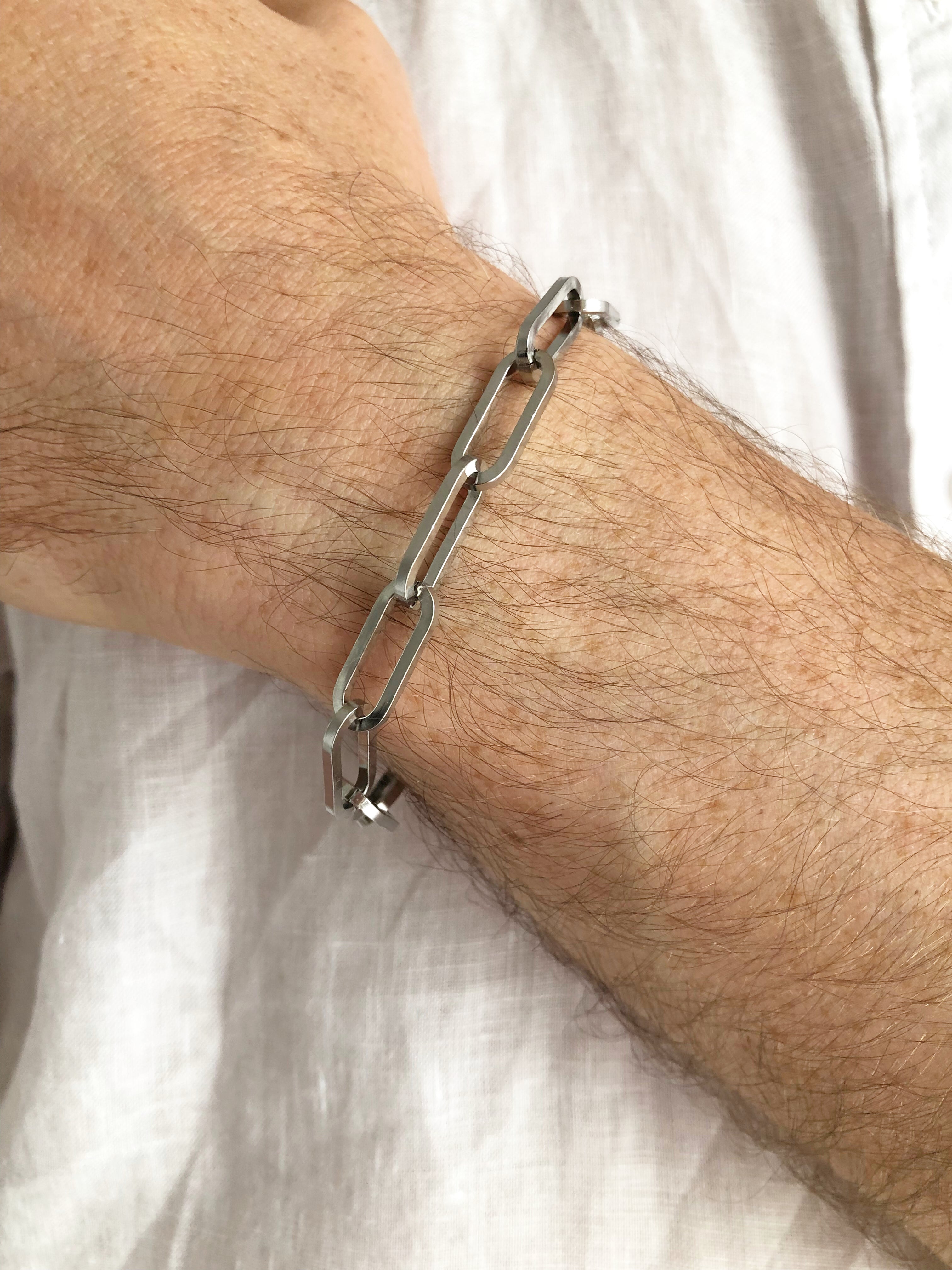 Parker Bracelet - Silver (Large)