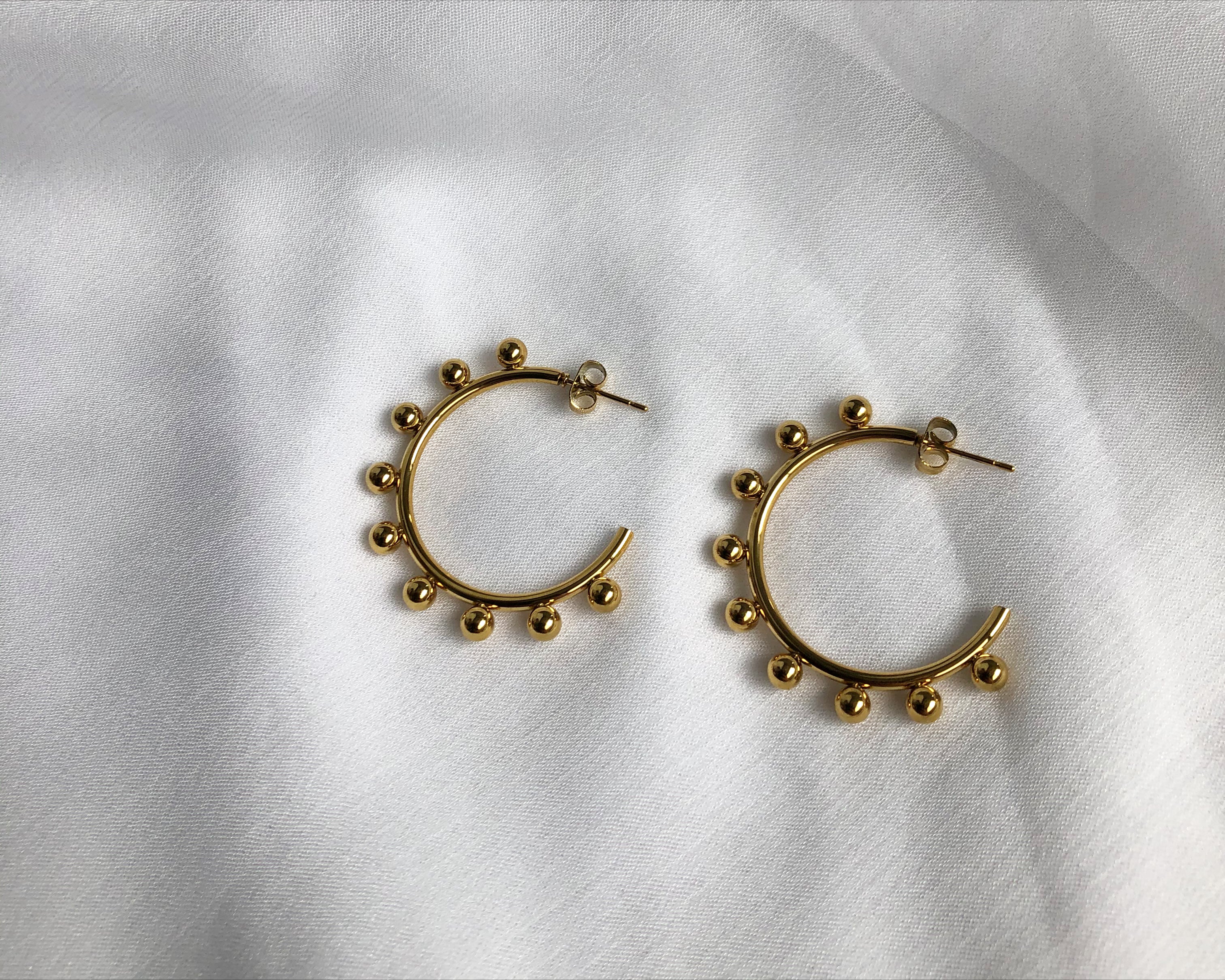 Camilla Hoop Earrings 35mm