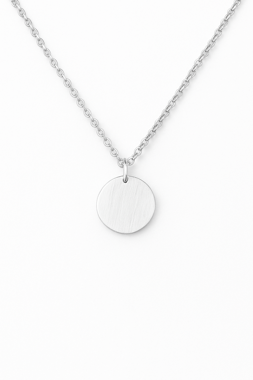 Matte Disc Necklace