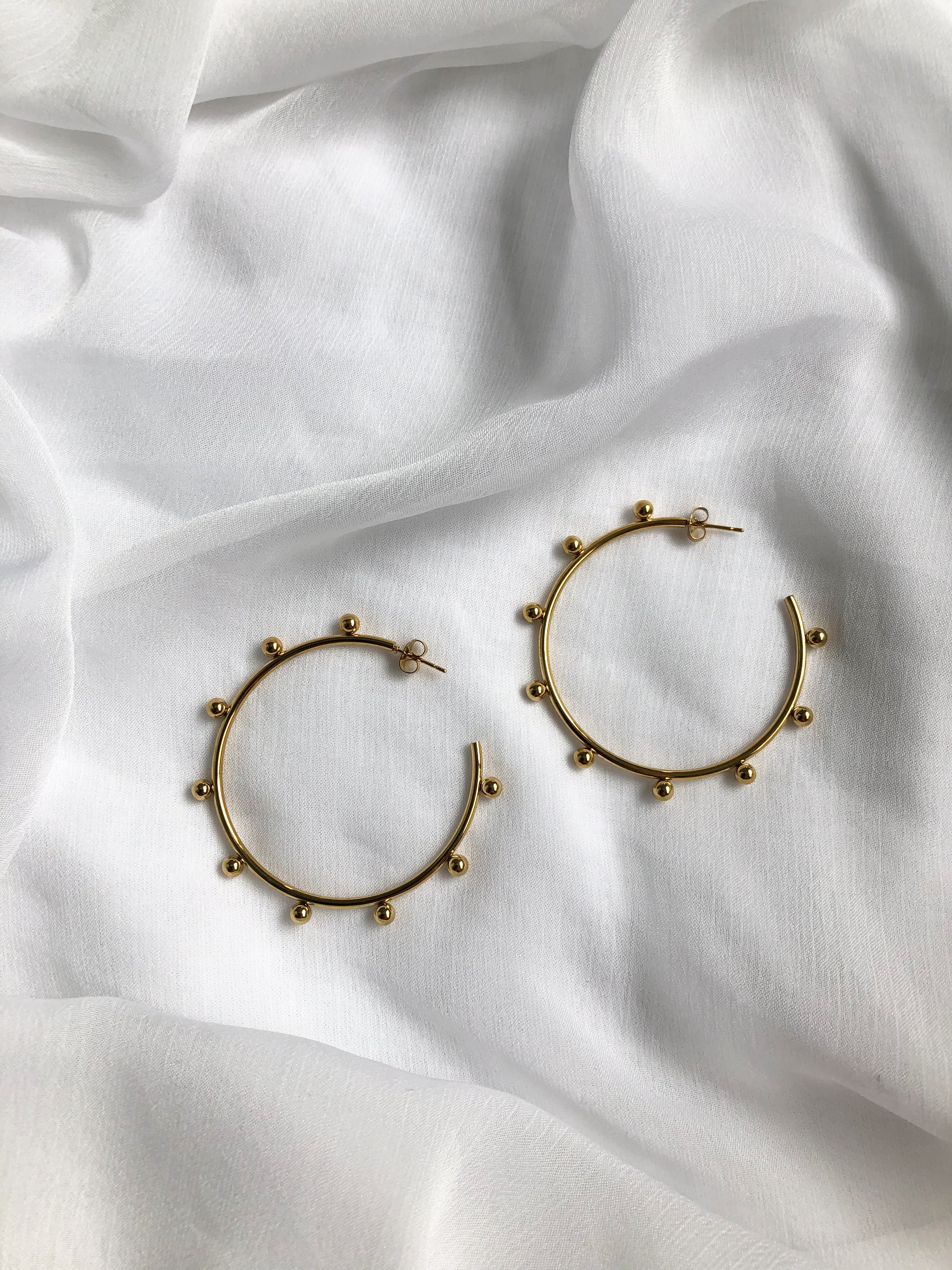 Camilla Hoop Earrings 55mm