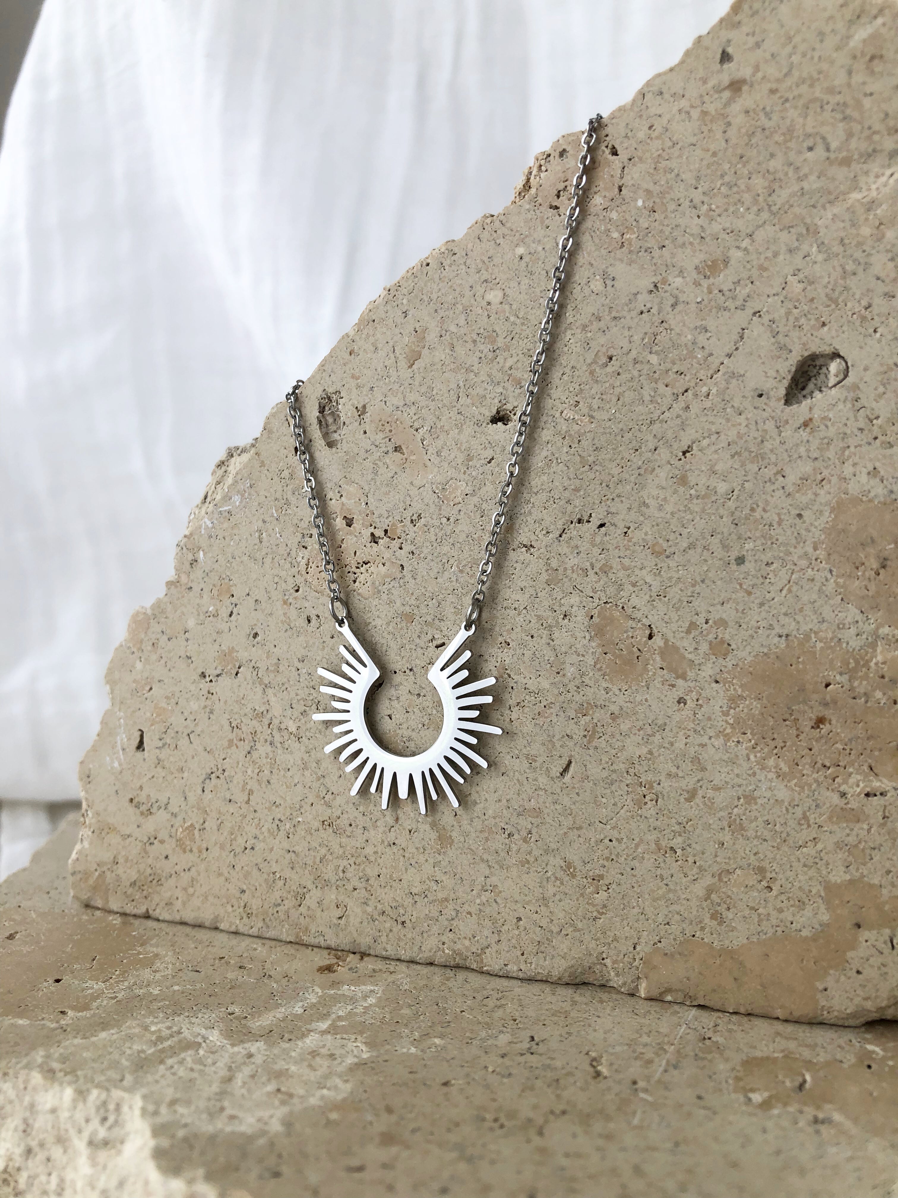Starburst Necklace - Silver