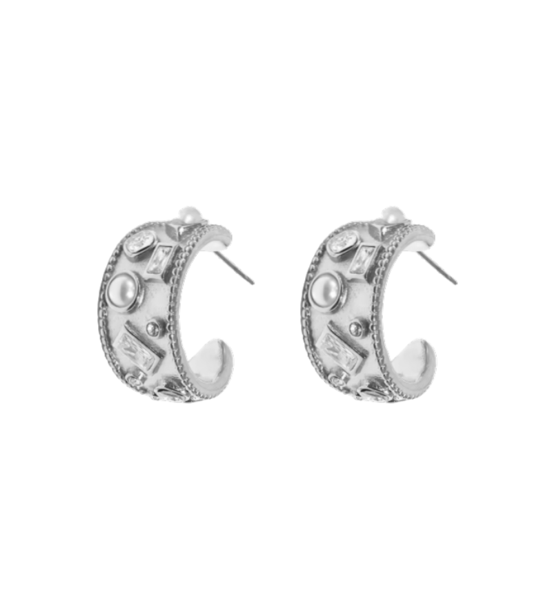 Bella Hoops - Silver