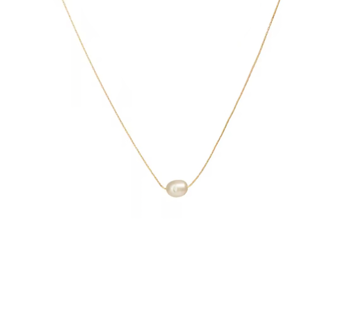 Claudette Pearl Necklace - Single Strand