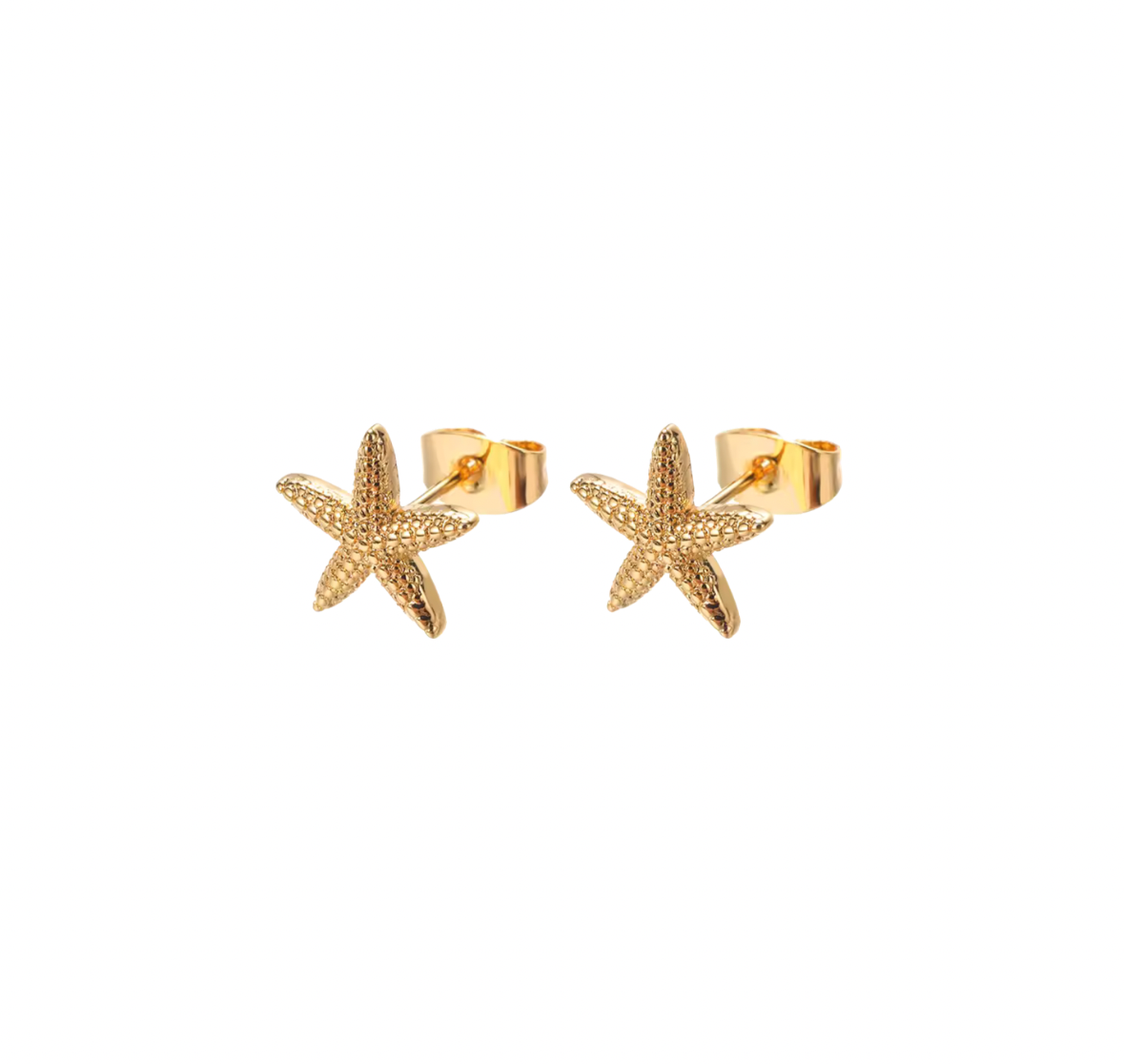 Mini Starfish Studs - Gold