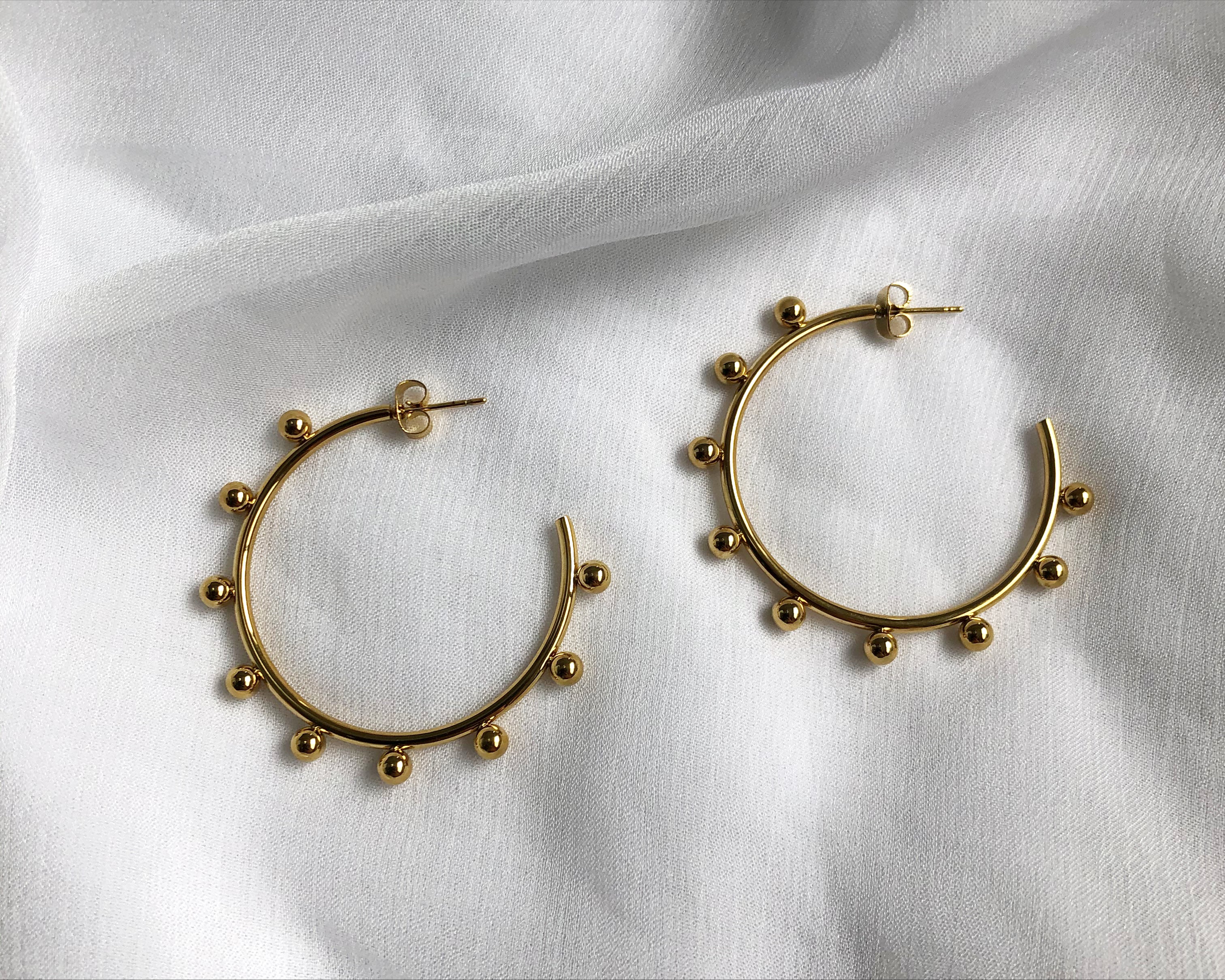 Camilla Hoop Earrings 45mm