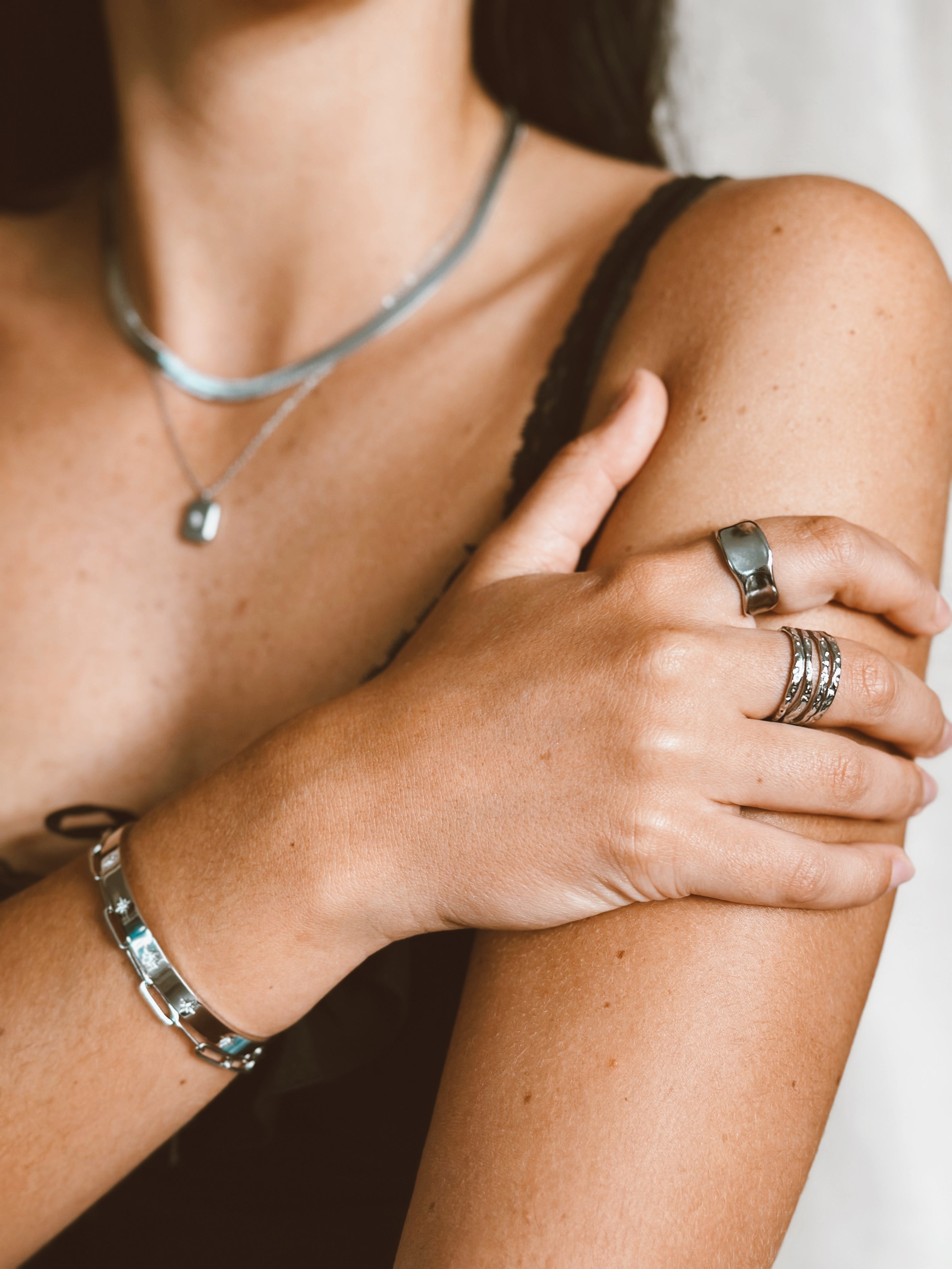 Starry Night Cuff - Silver