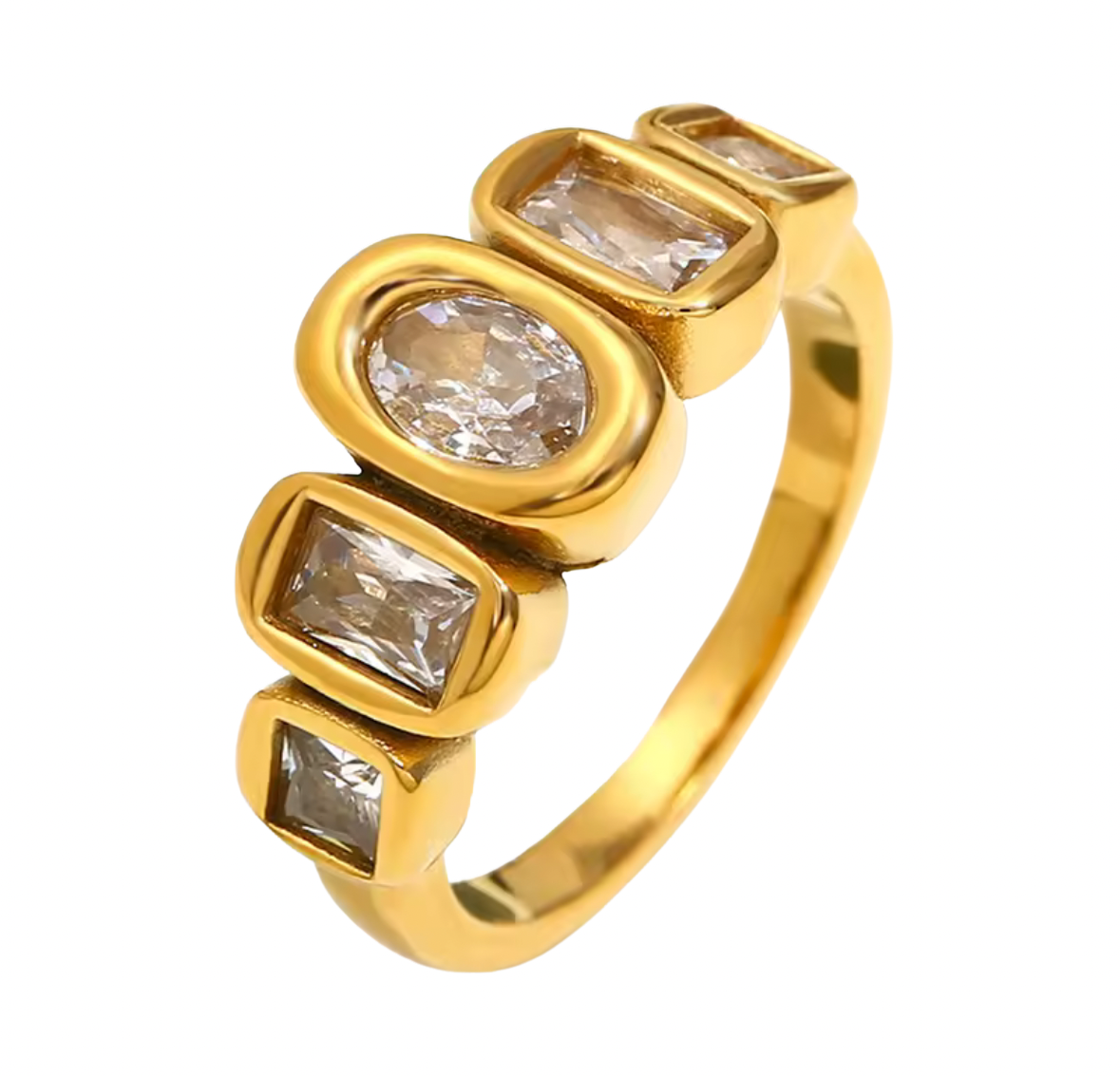 Amber Ring - Gold