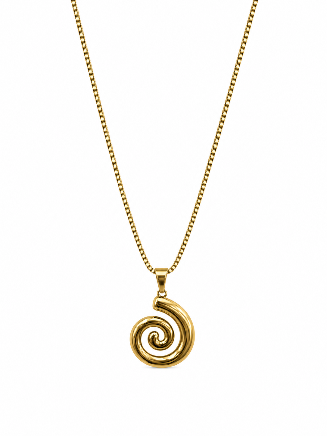 Spiral Pendant Necklace