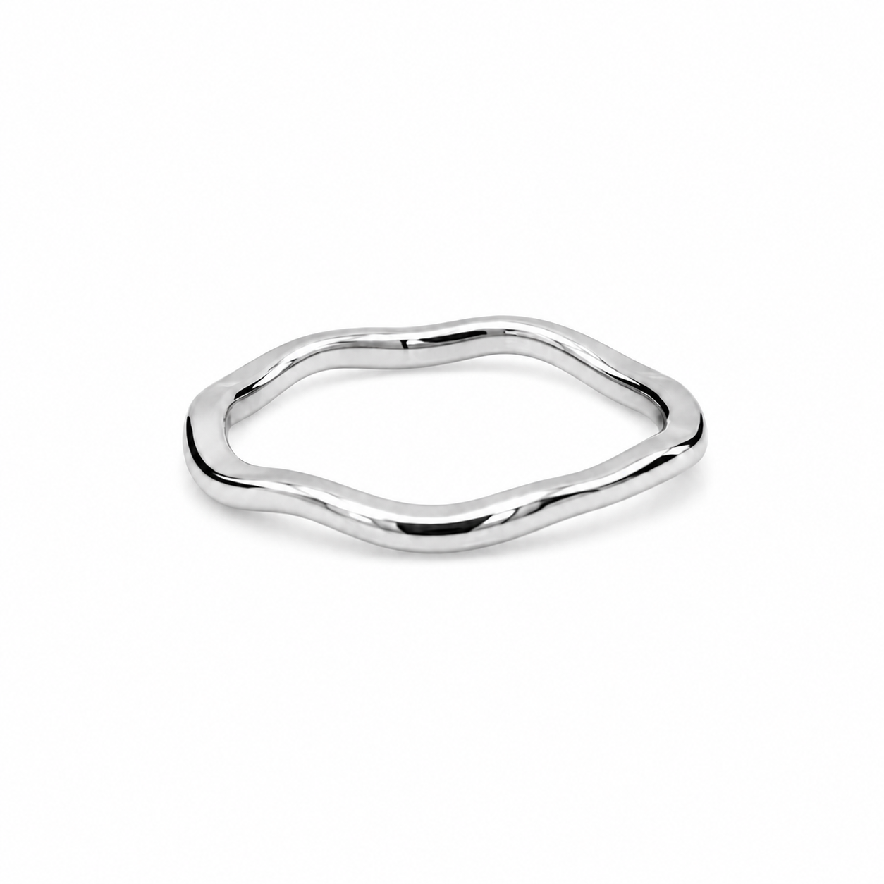 Organic Ring Silver 2mm