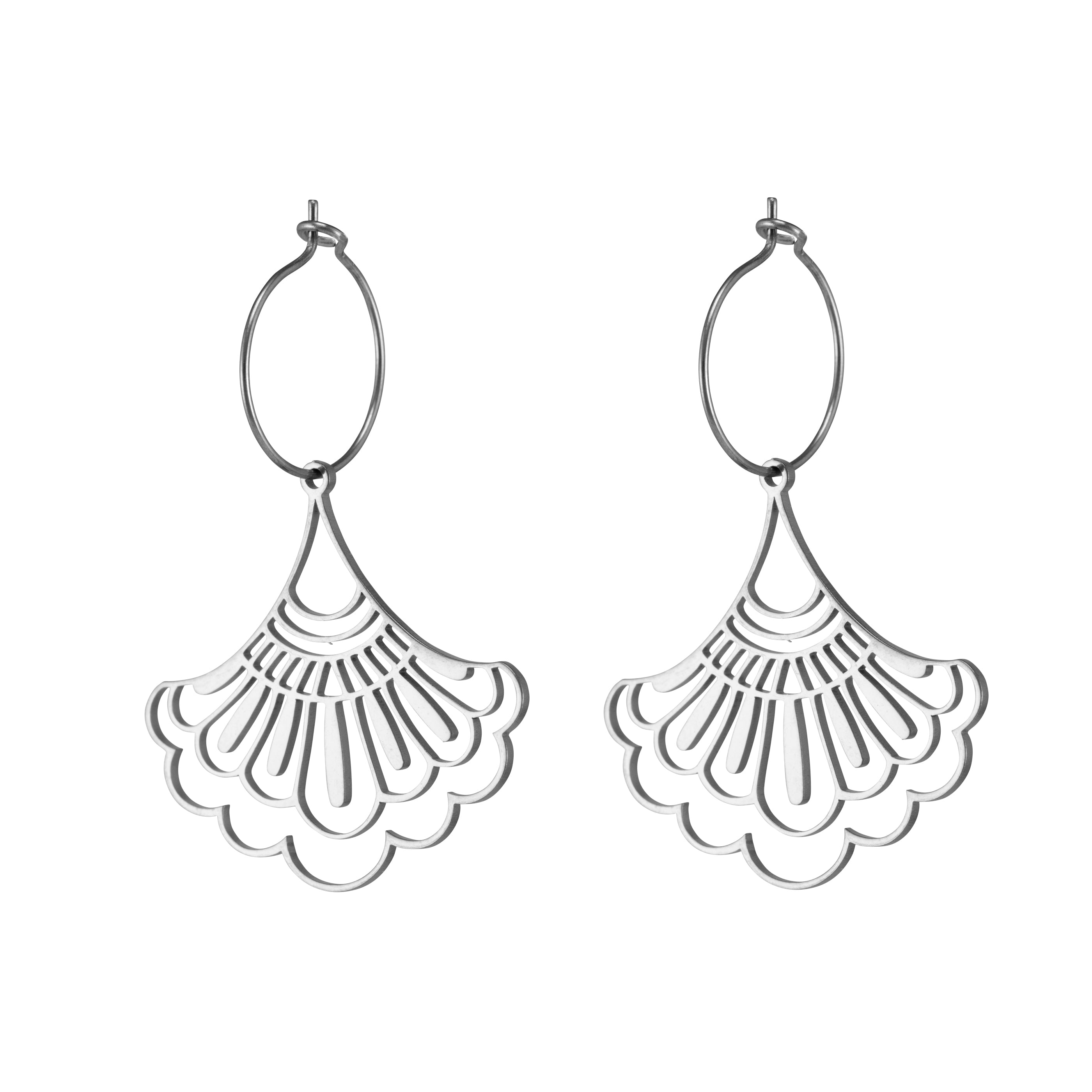 Evelyn Earrings - Silver