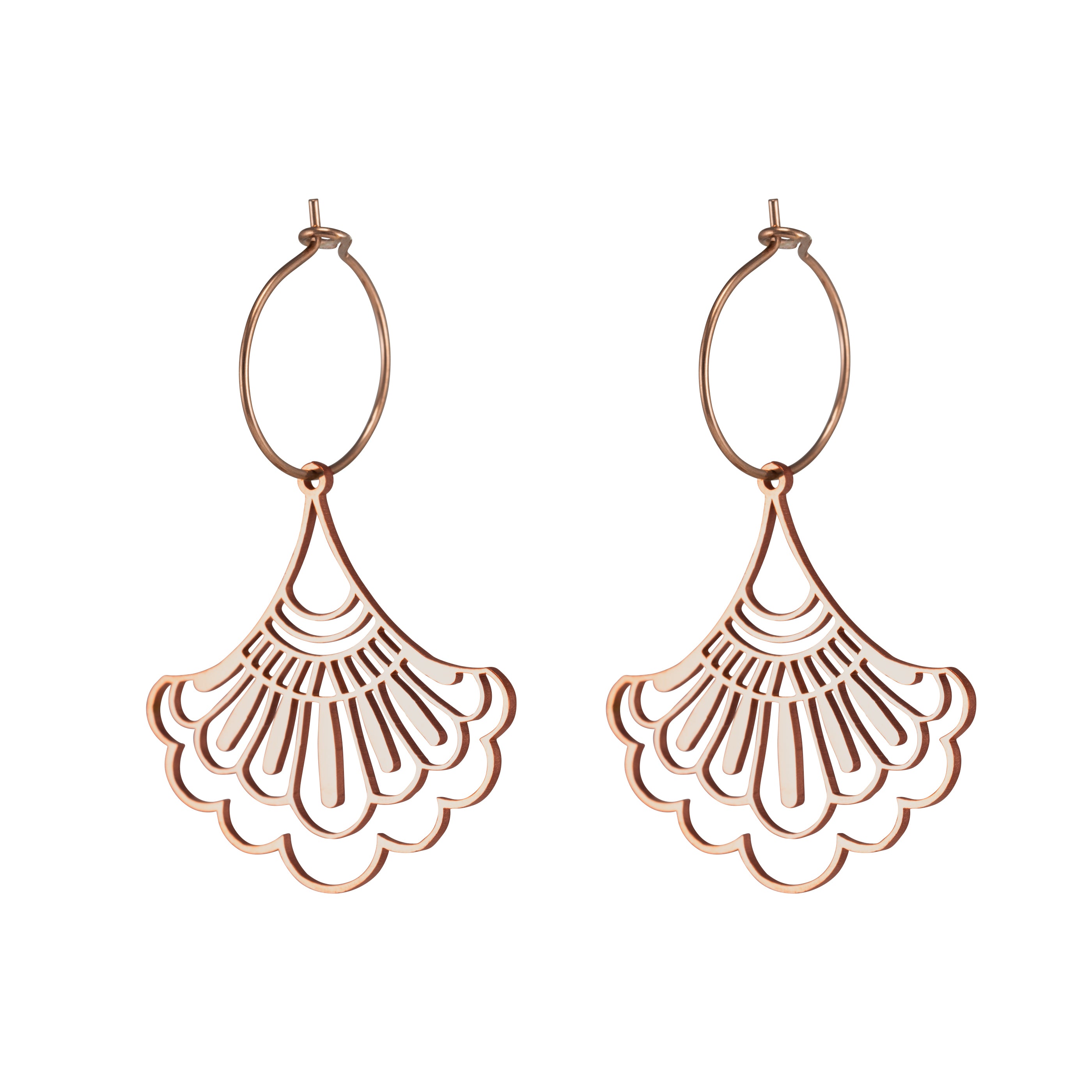 Evelyn Earrings - Rose Gold