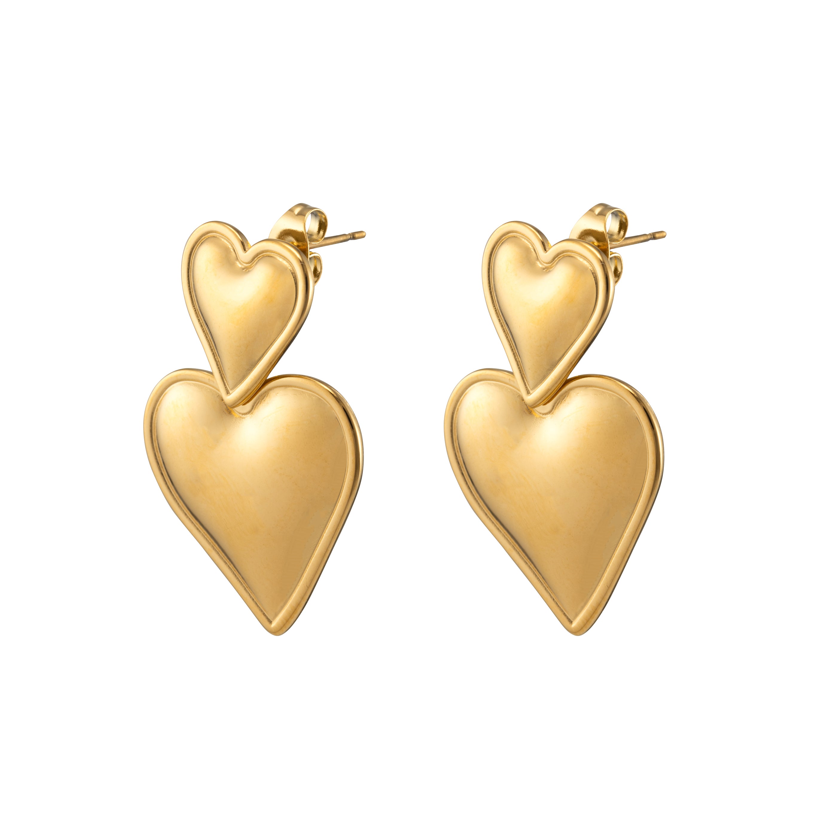 Valentine Earrings - Gold