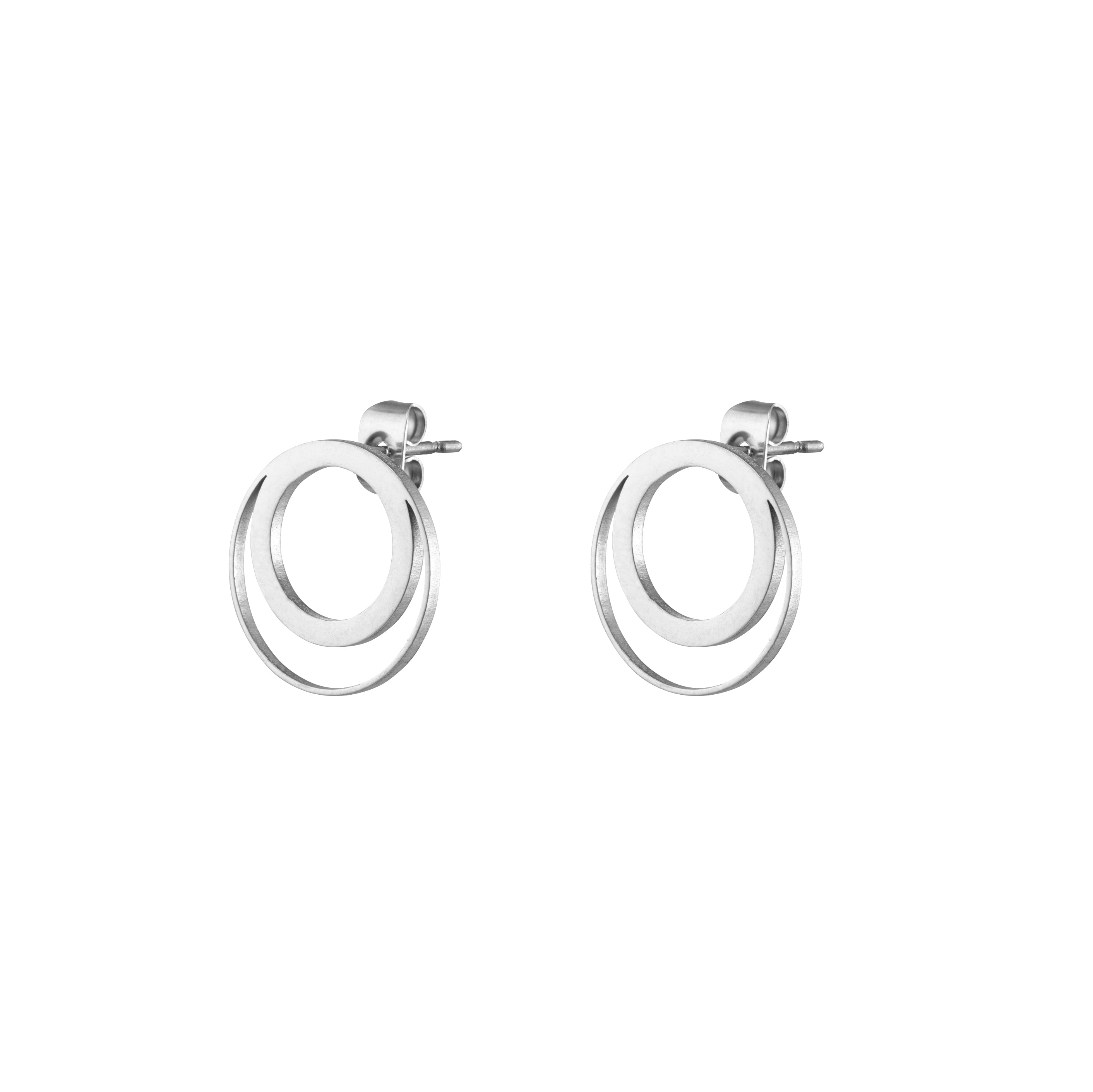 Cielle Stud Earrings -Silver