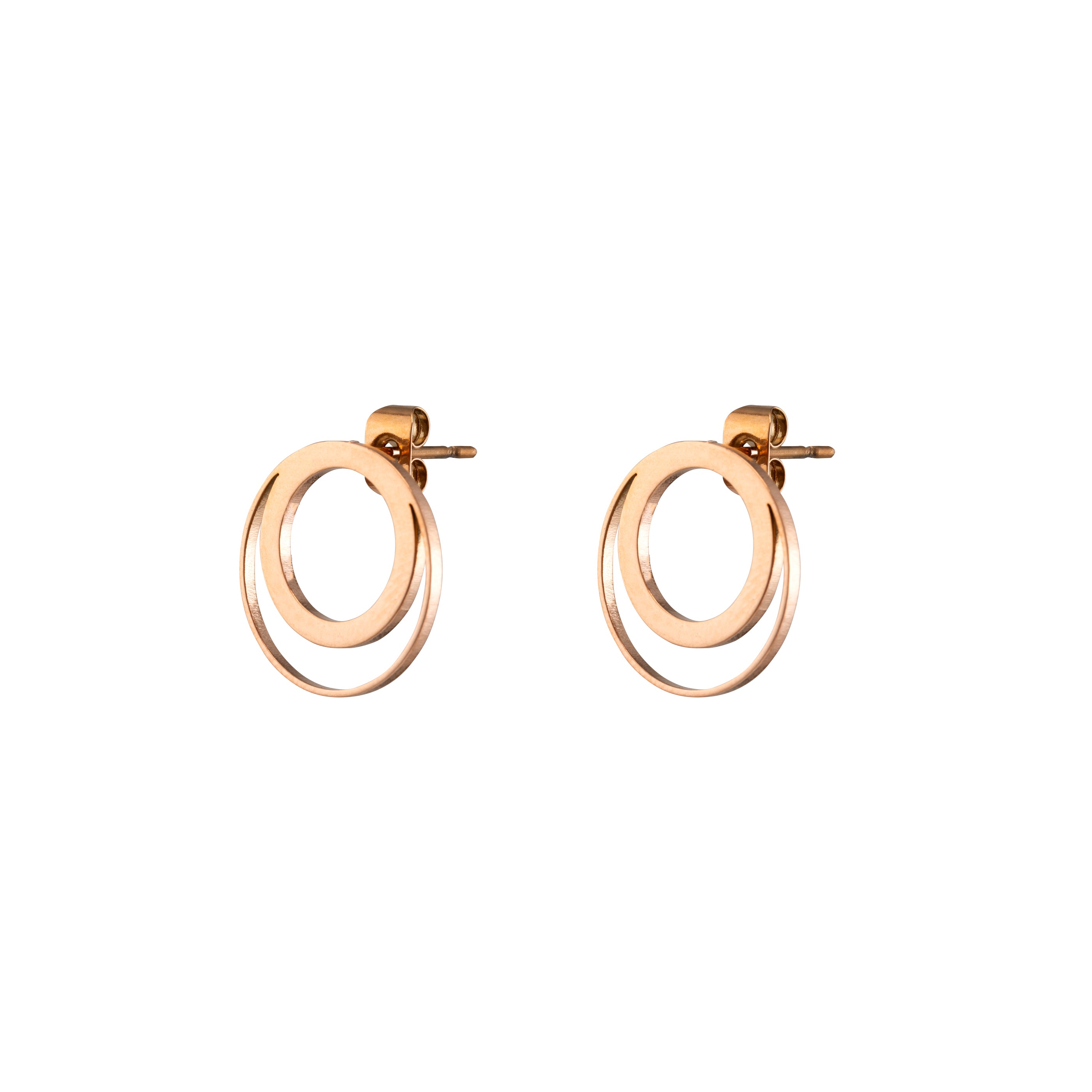 Cielle Stud Earrings - Rose Gold