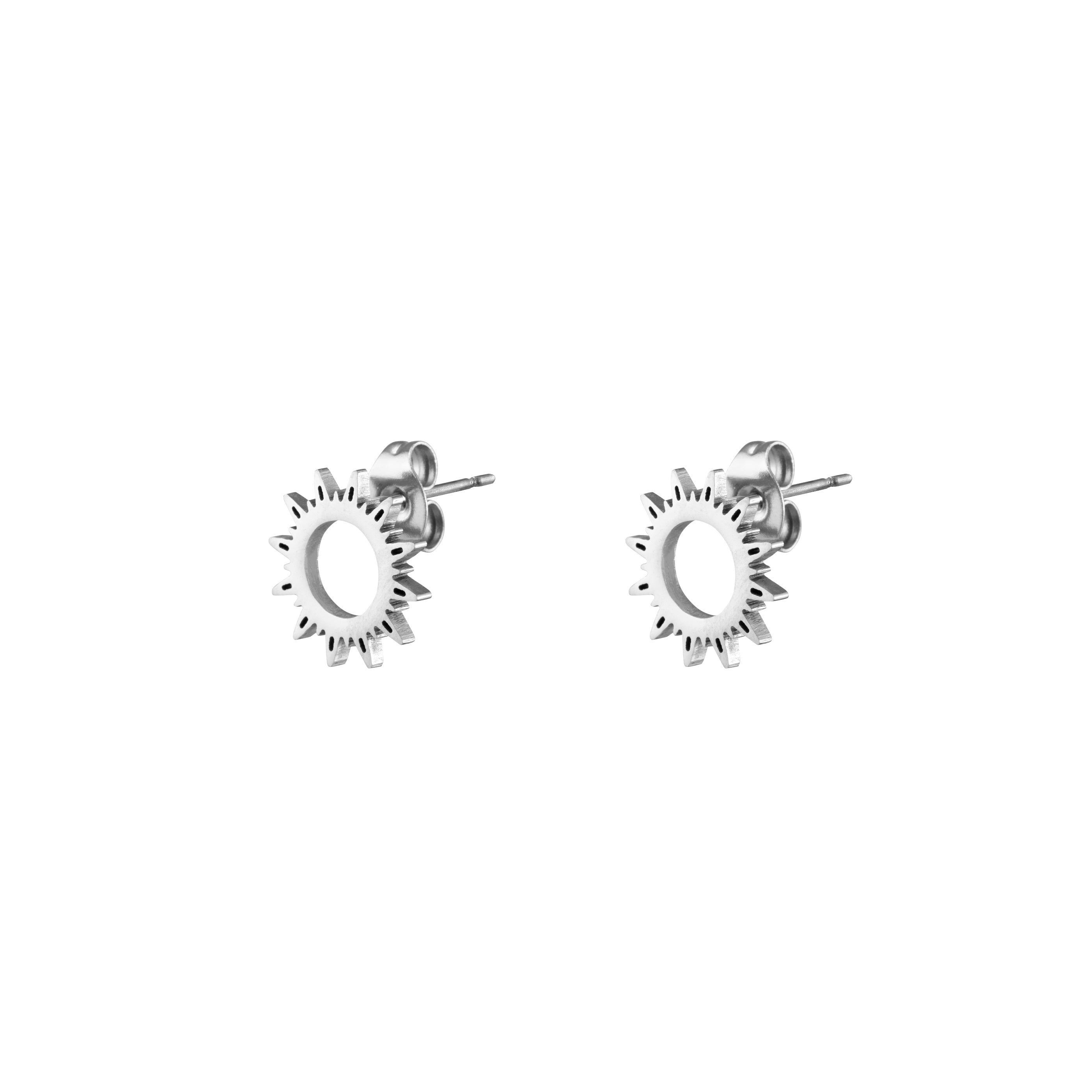 Sol Stud Earrings - Silver